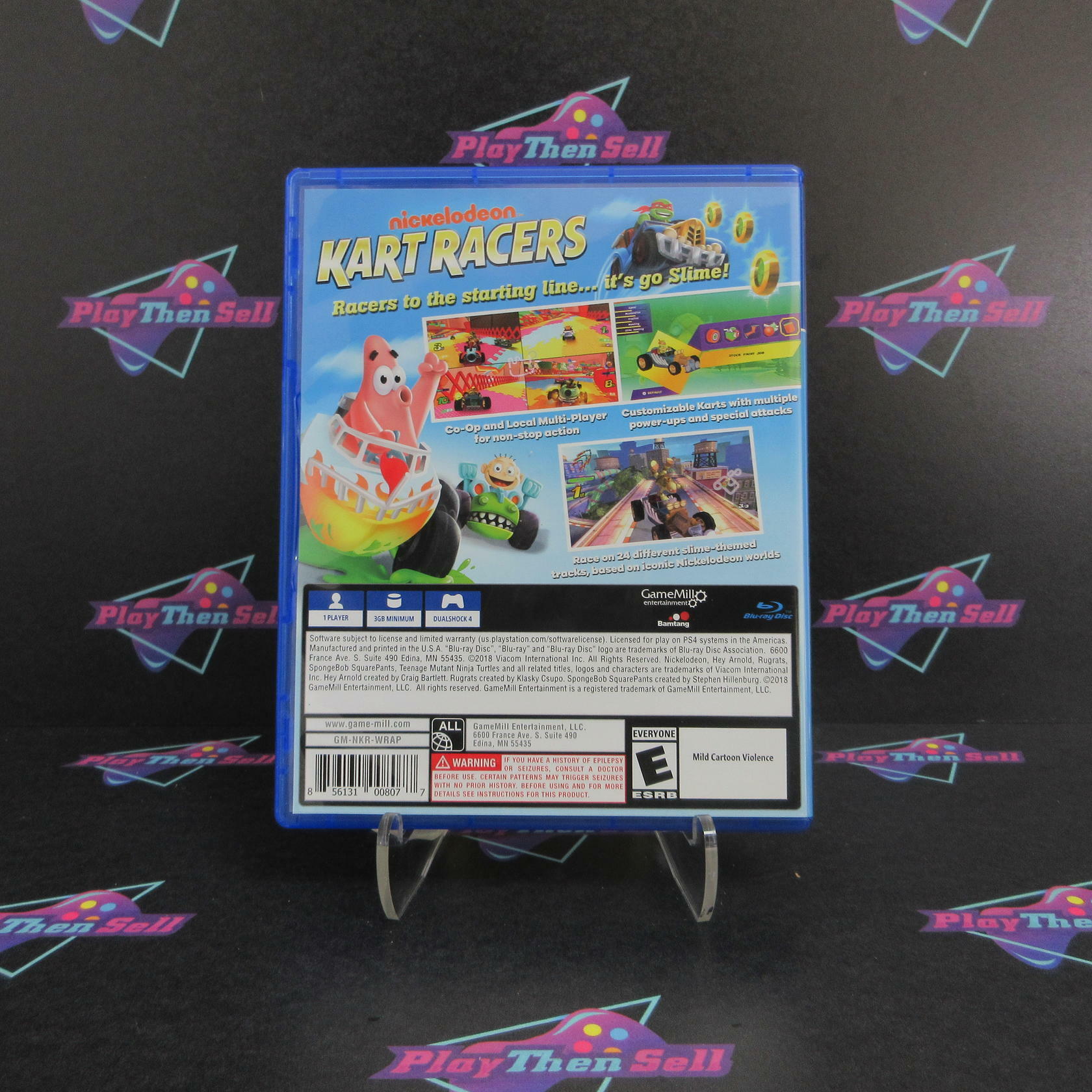 Nickelodeon Kart Racers PS4 PlayStation 4 Complete - Excellent