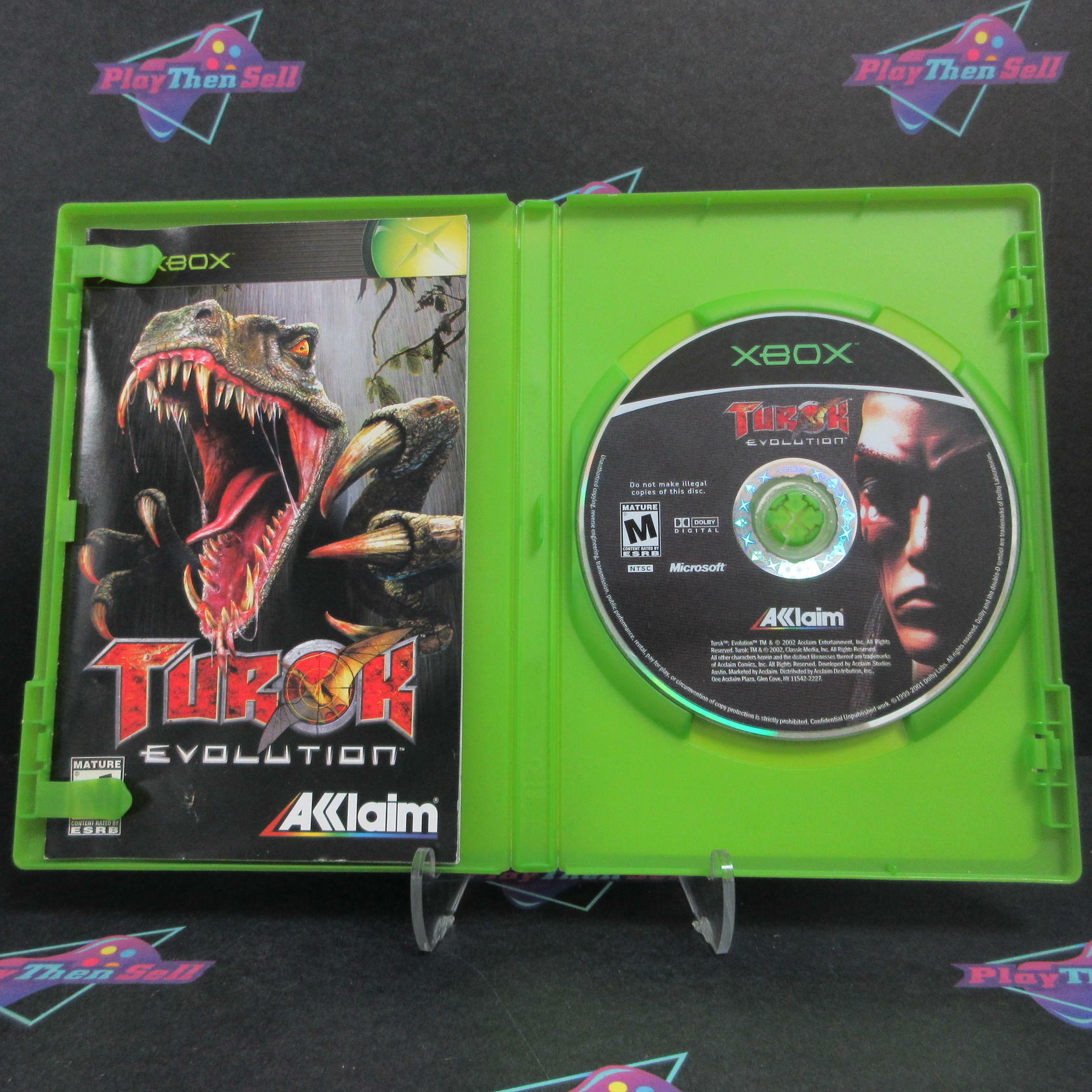 Turok Evolution Xbox AD Complete CIB - Very Good