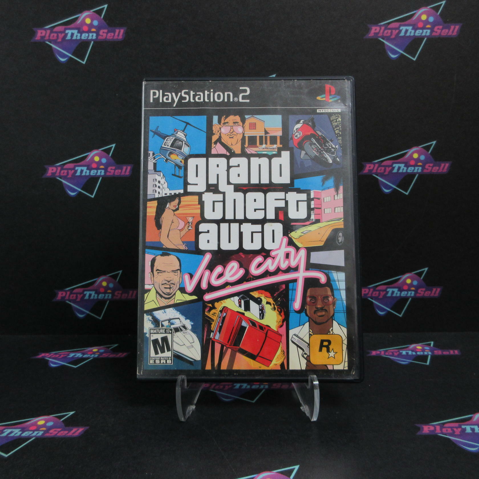 Grand Theft Auto Vice City PS2 PlayStation 2 AD/DD/NM - Very Good