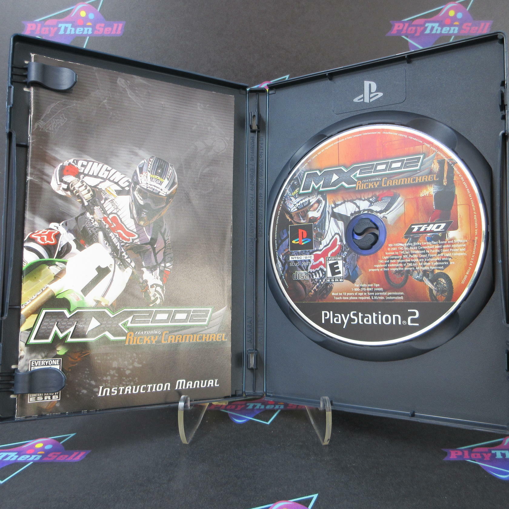 MX 2002 Featuring Ricky Carmichael PS2 PlayStation 2 Complete - Excellent