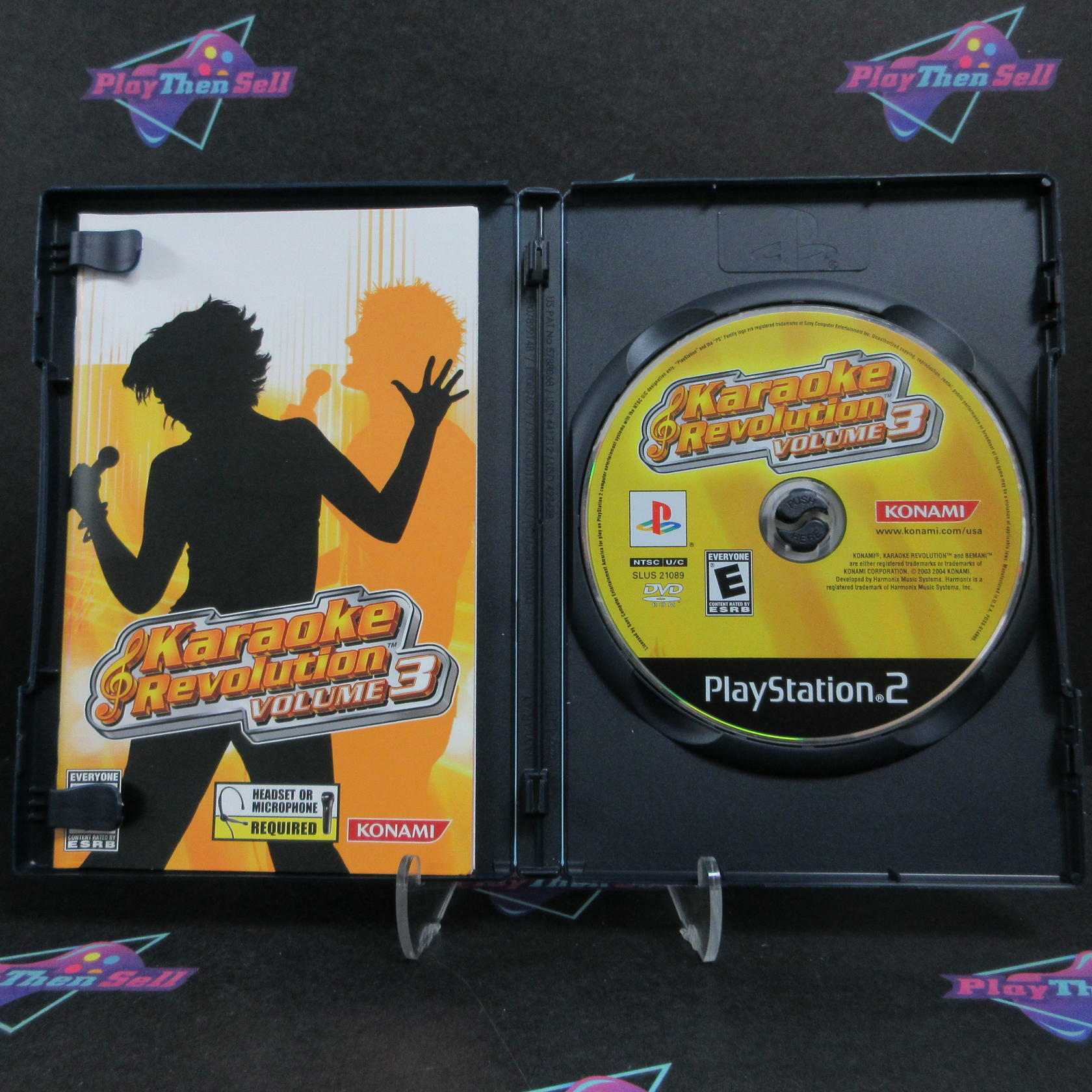 Karaoke Revolution Volume 3 PS2 PlayStation 2 Complete - Excellent