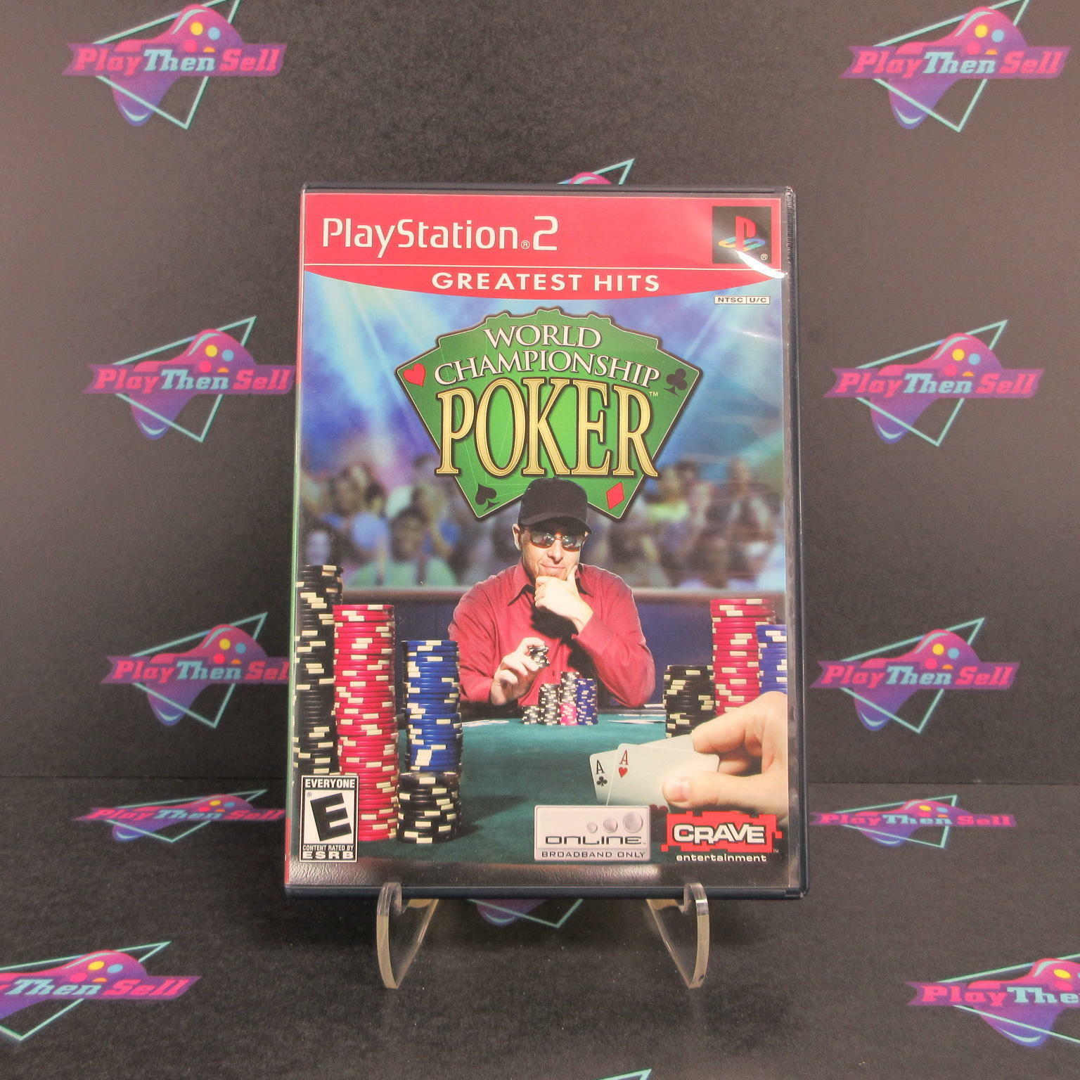 World Championship Poker PS2 PlayStation 2 GH Complete - Excellent