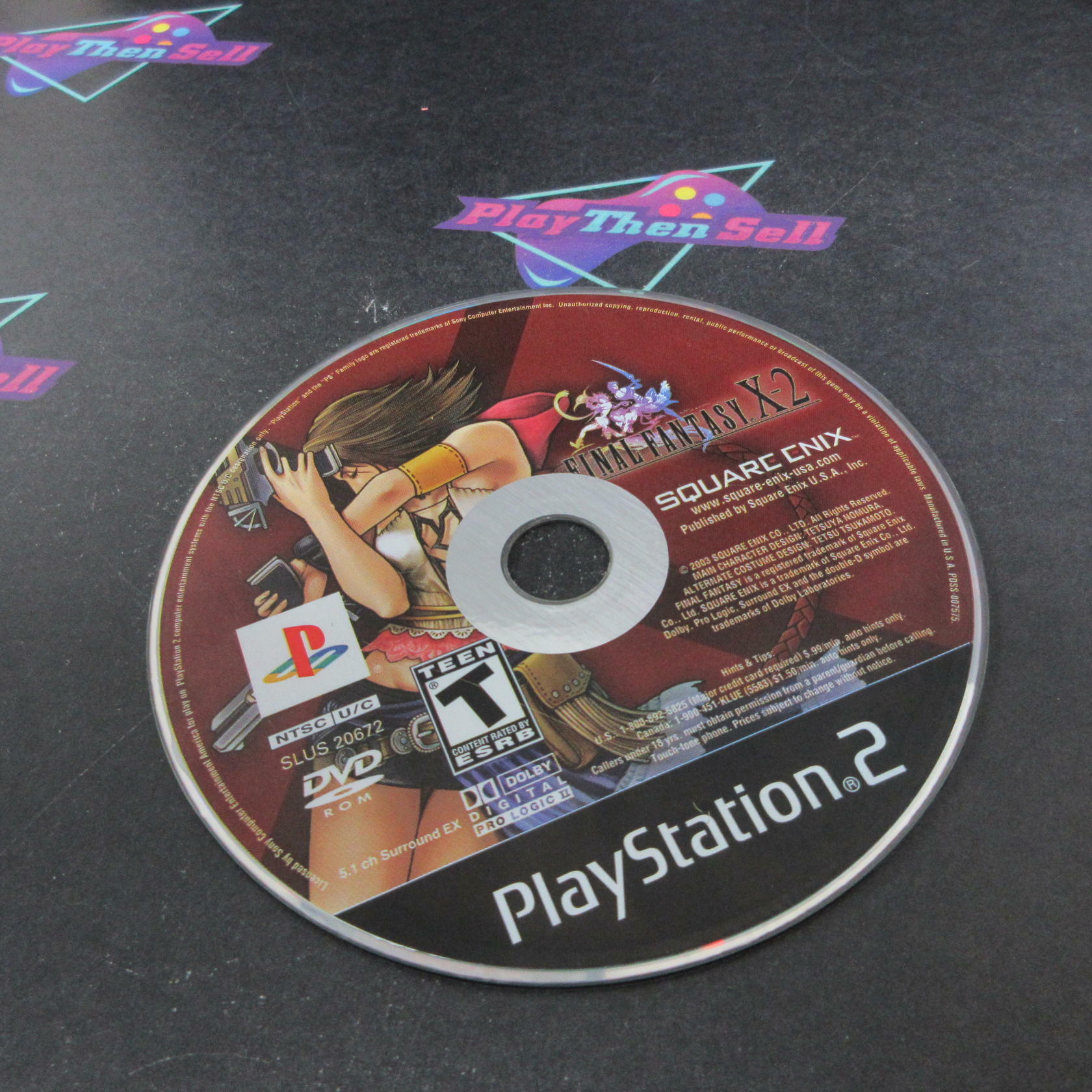 Final Fantasy X-2 PS2 PlayStation 2 DD/MD + Reg Card Complete CIB - Very Good