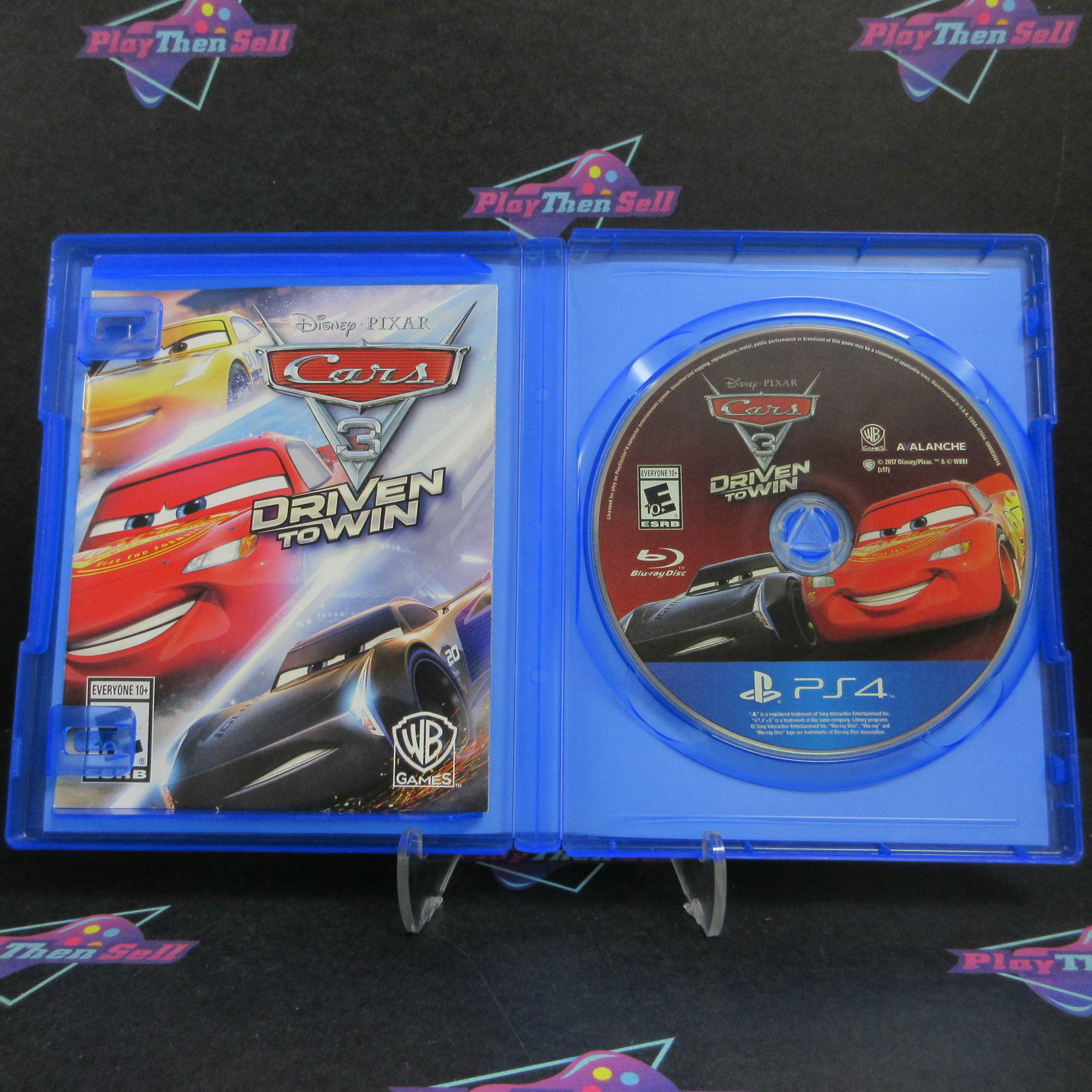 Cars 3 Driven to Win PS4 PlayStation 4 AD Complete CIB - Very Good