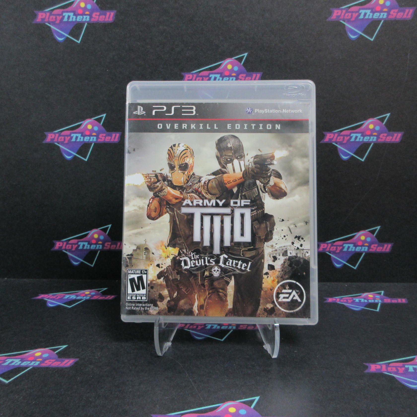 Army of Two The Devil's Cartel Overkill Edition PS3 PlayStation 3 AD CIB - Very Good