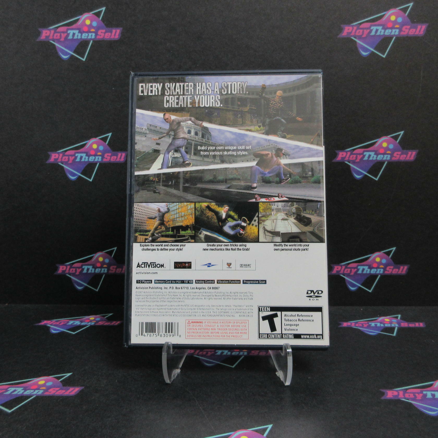 Tony Hawk's Proving Ground PS2 PlayStation 2 AD Complete CIB - Very Good