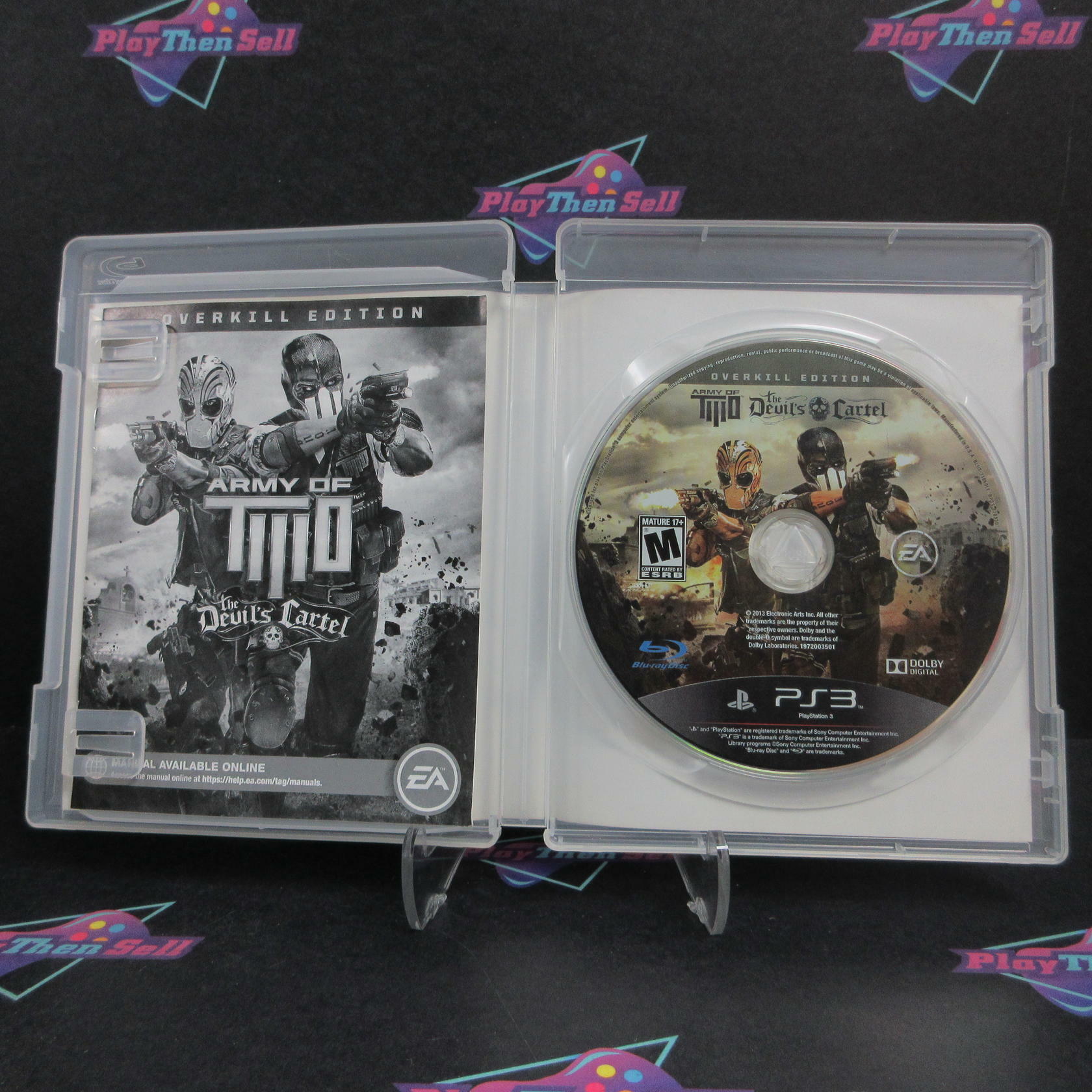 Army of Two The Devil's Cartel Overkill Edition PS3 PlayStation 3 AD CIB - Very Good