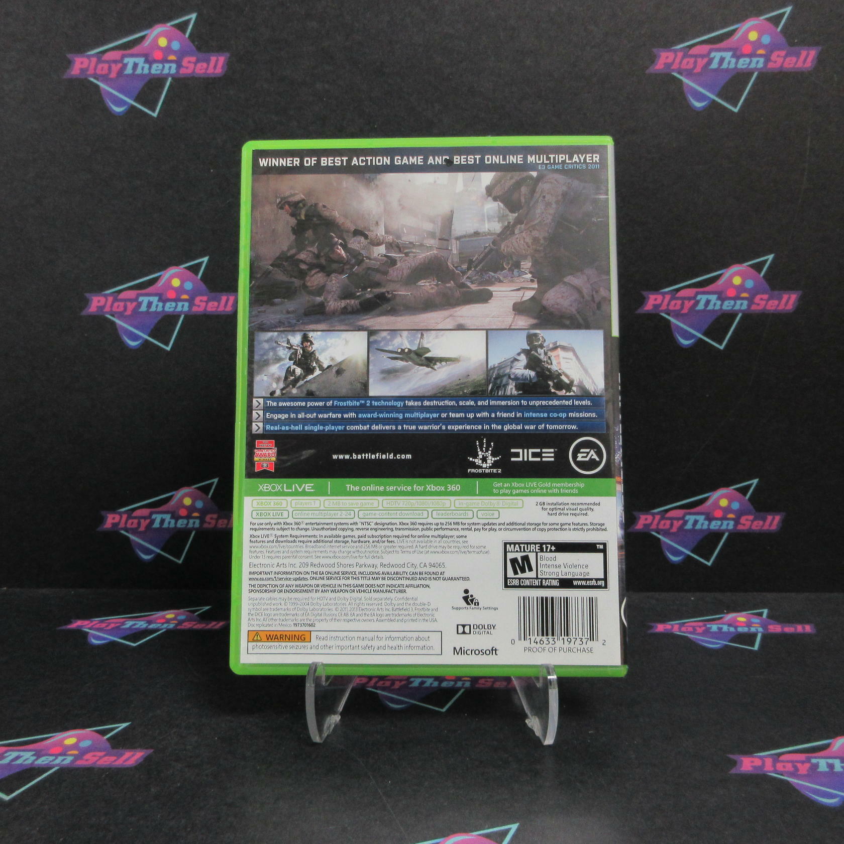 Battlefield 3 Xbox 360 PH Complete - Excellent