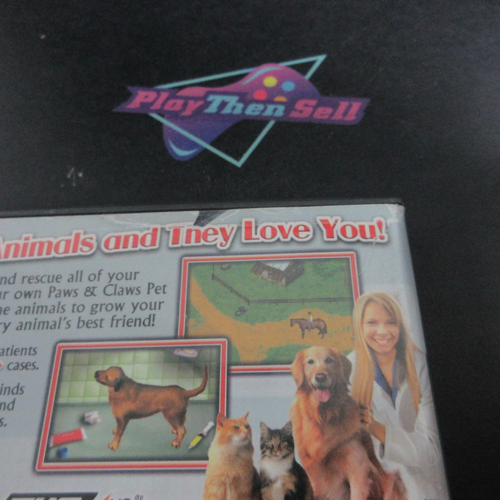 Paws & Claws Pet Vet Nintendo DS AD Complete CIB - Very Good