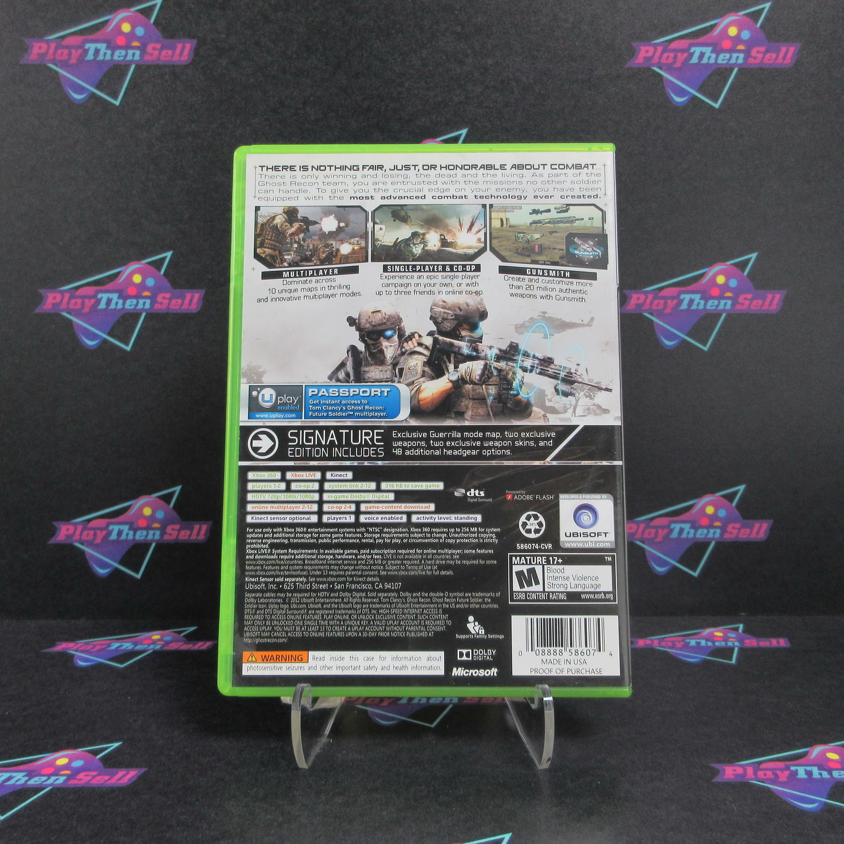 Ghost Recon Future Soldier Signature Edition Xbox 360 Complete - Excellent