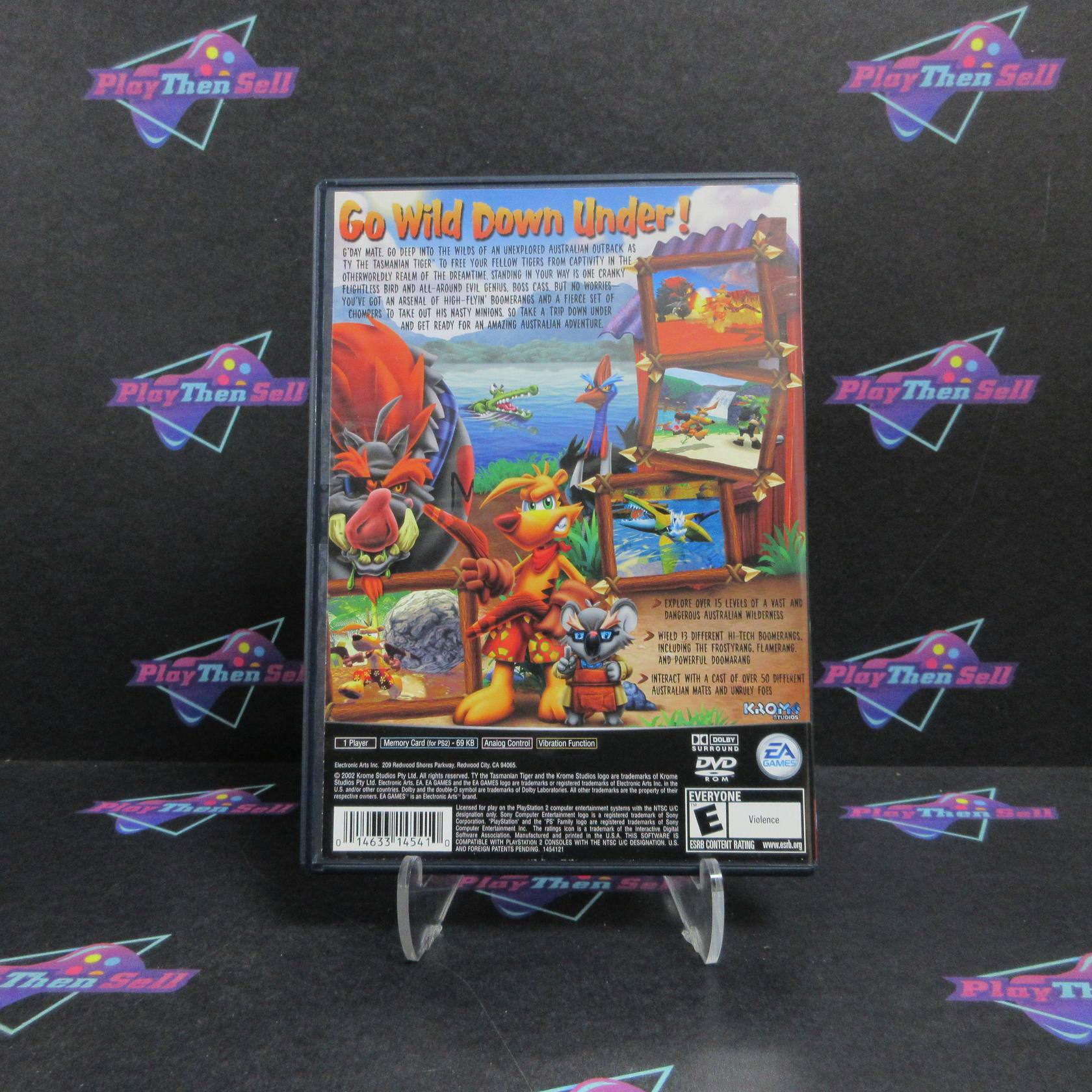 Ty the Tasmanian Tiger PS2 PlayStation 2 GH Complete - Excellent