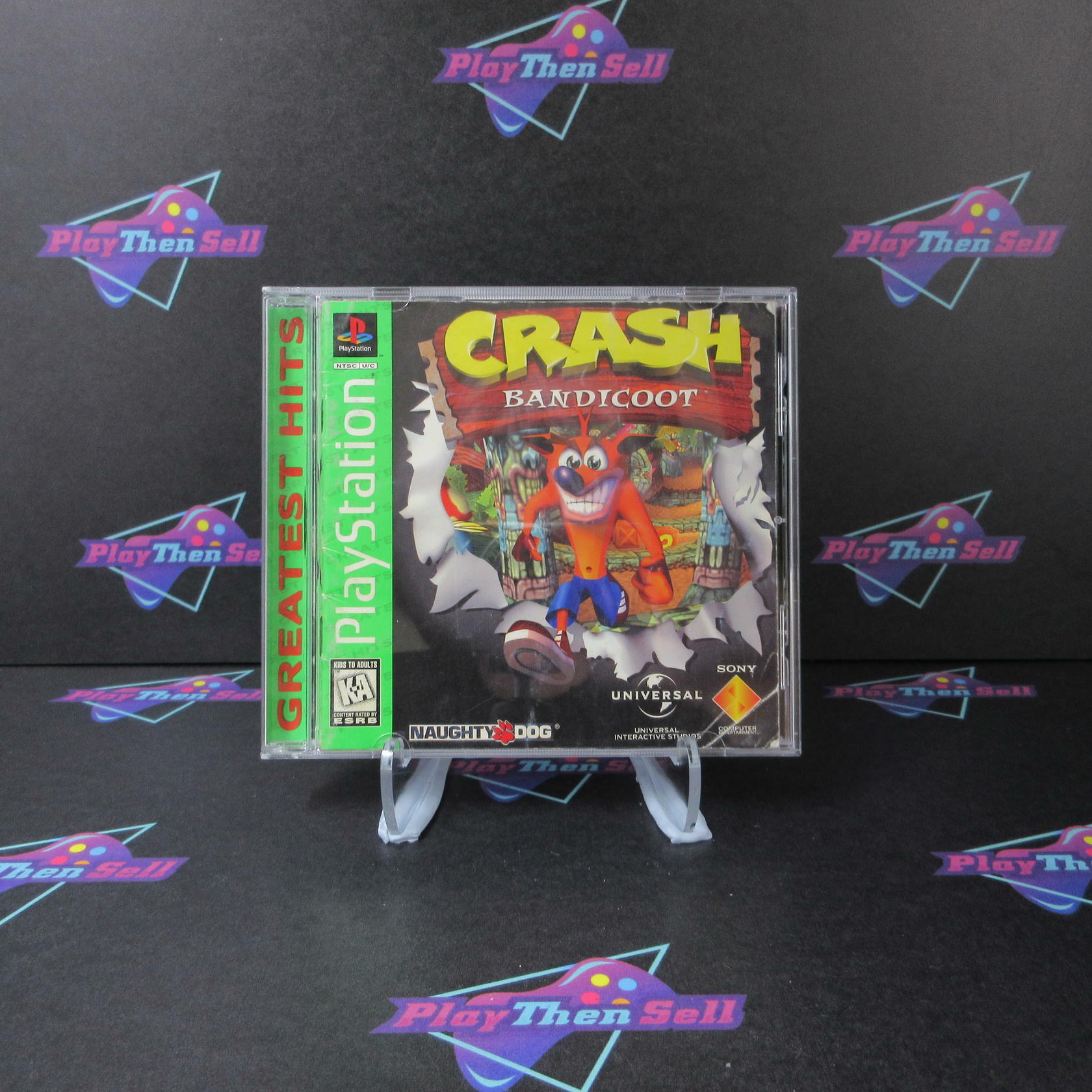Crash Bandicoot PS1 PlayStation 1 GH Complete - Very Good