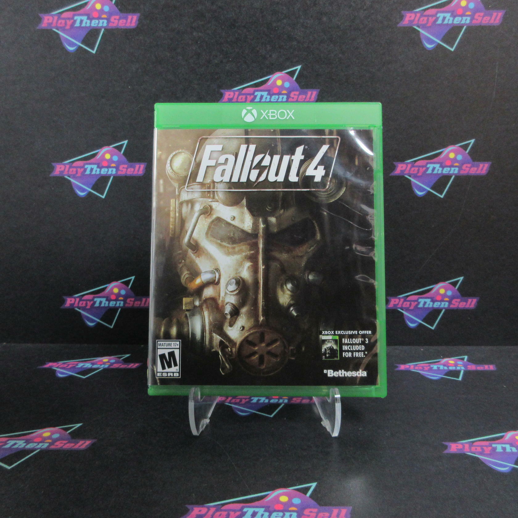 Fallout 4 Xbox One AD + Poster Complete CIB - Very Good