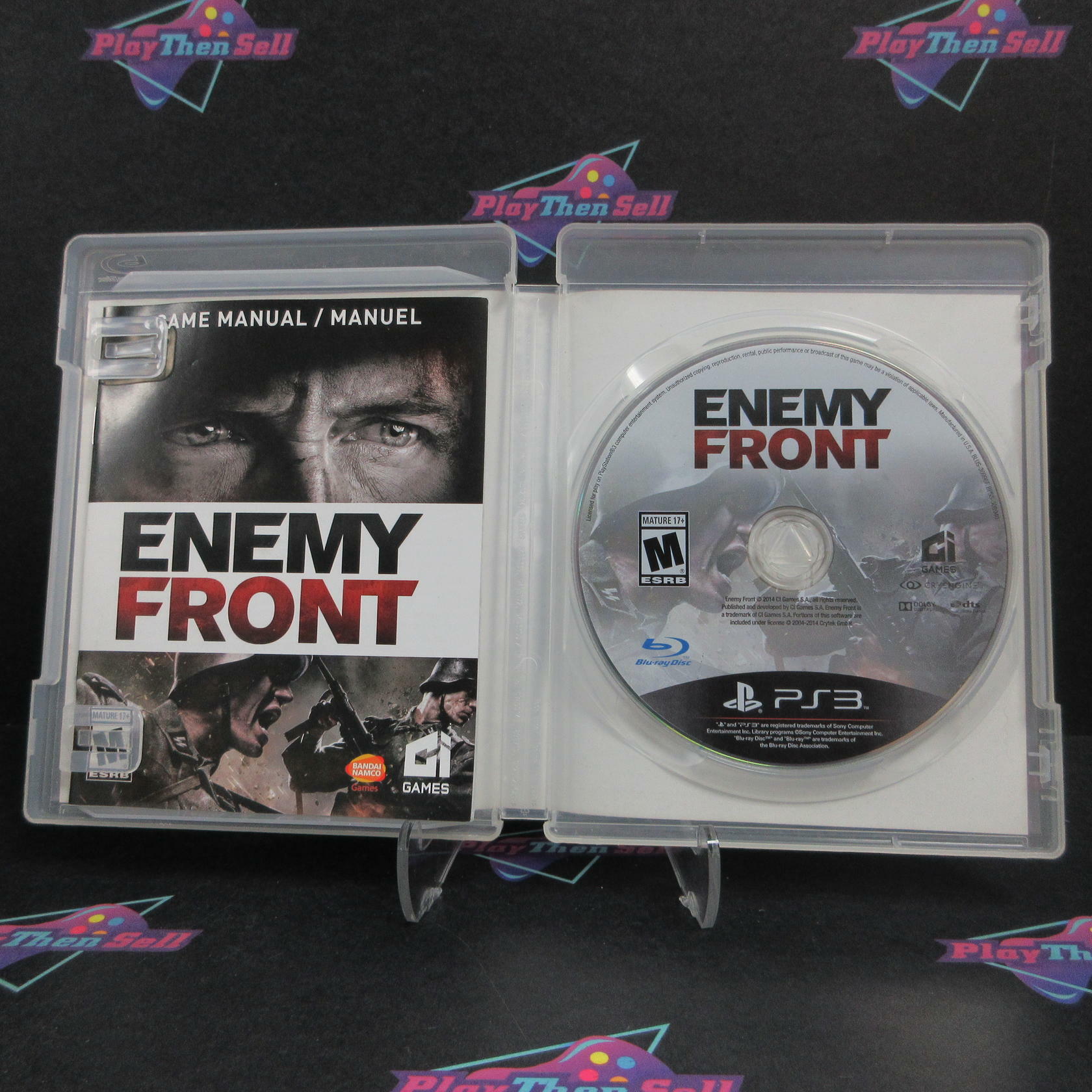Enemy Front PS3 PlayStation 3 AD Complete CIB - Very Good