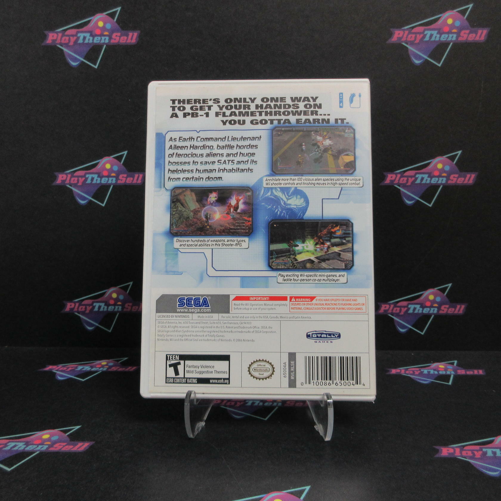 Alien Syndrome Nintendo Wii AD/NM - Very Good