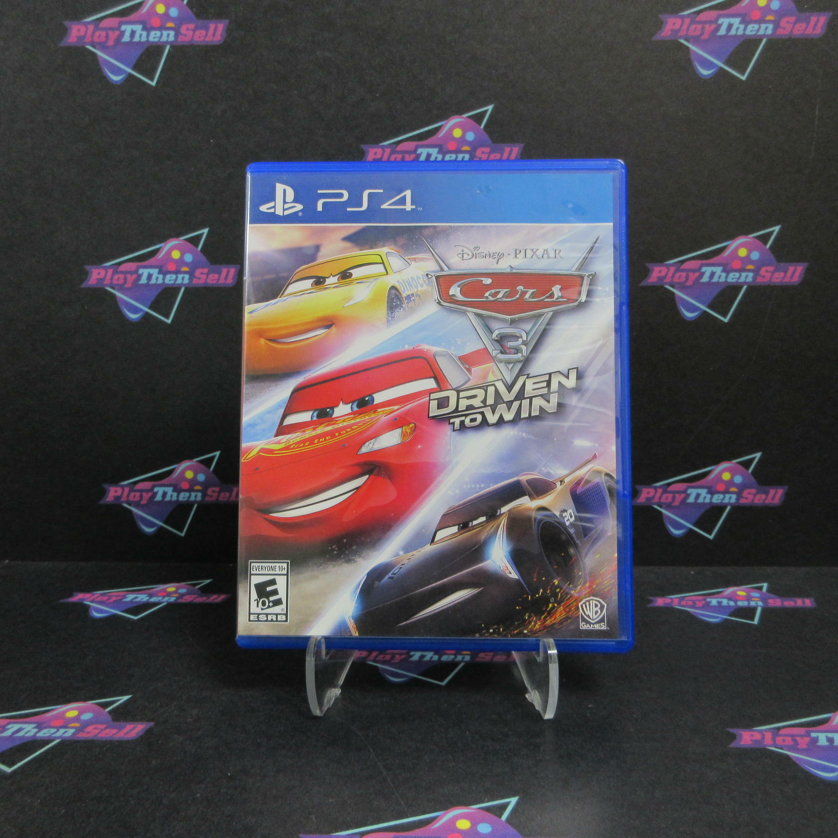 Cars 3 Driven to Win PS4 PlayStation 4 AD Complete CIB - Very Good