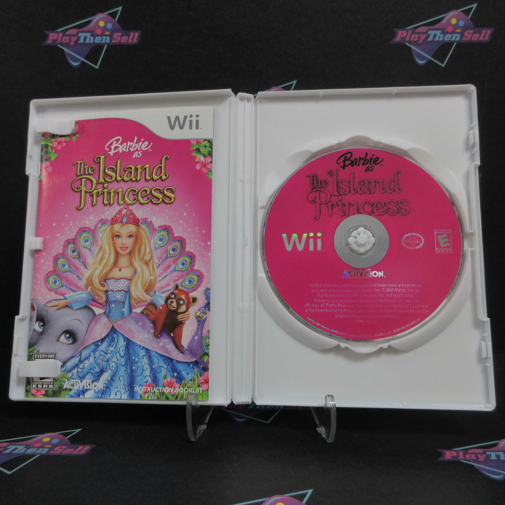 Barbie Island Princess Nintendo Wii DD Complete CIB - Very Good
