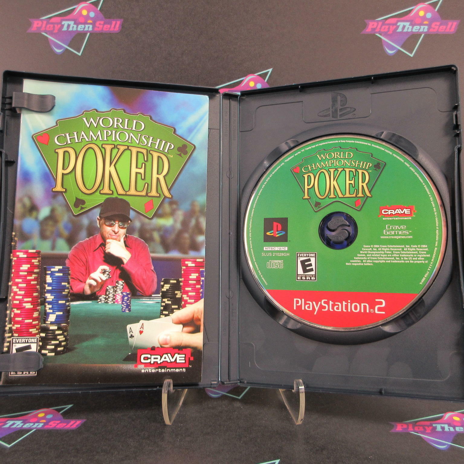 World Championship Poker PS2 PlayStation 2 GH Complete - Excellent