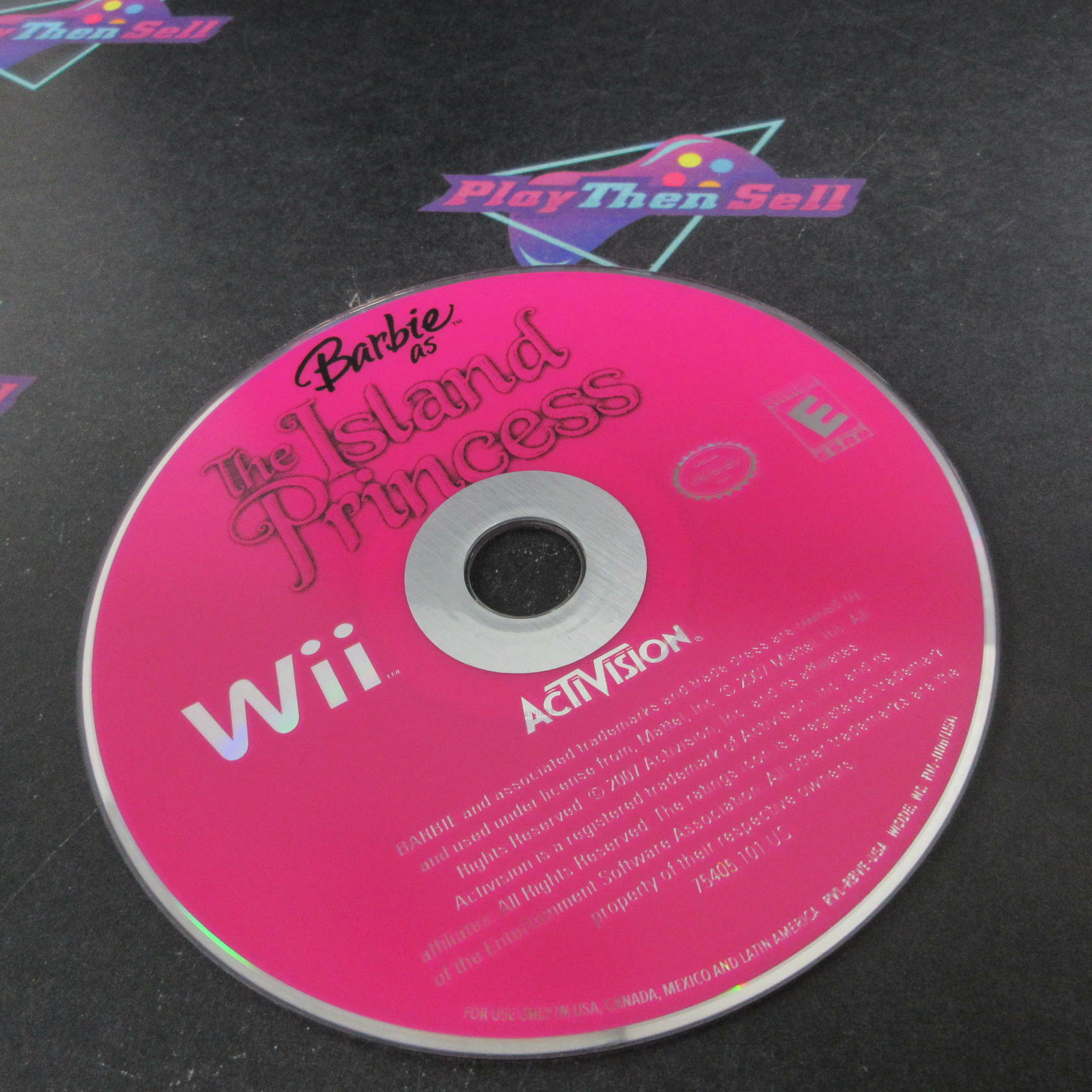 Barbie Island Princess Nintendo Wii DD Complete CIB - Very Good
