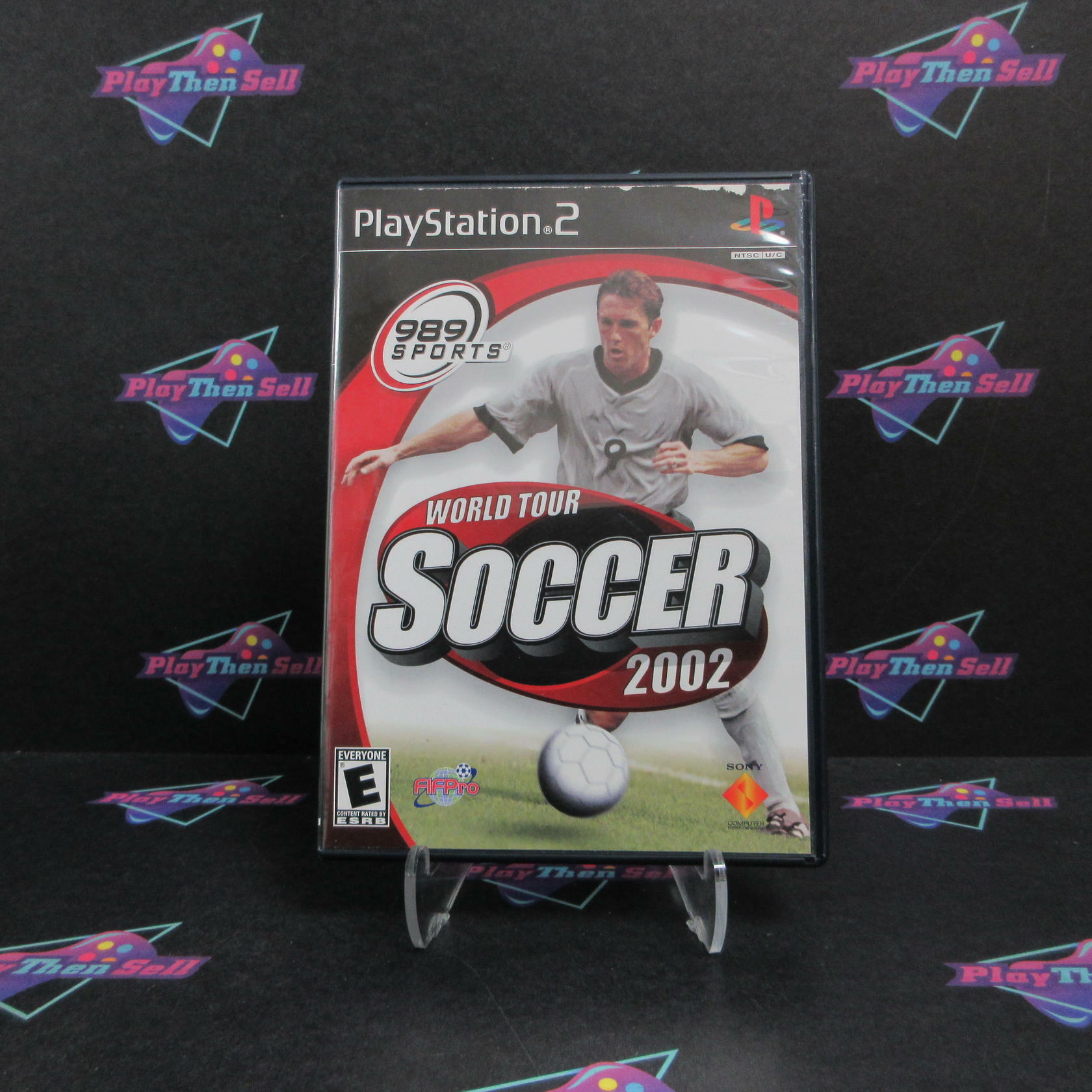 World Tour Soccer 2002 PS2 PlayStation 2 AD + Reg Card Complete CIB - Very Good
