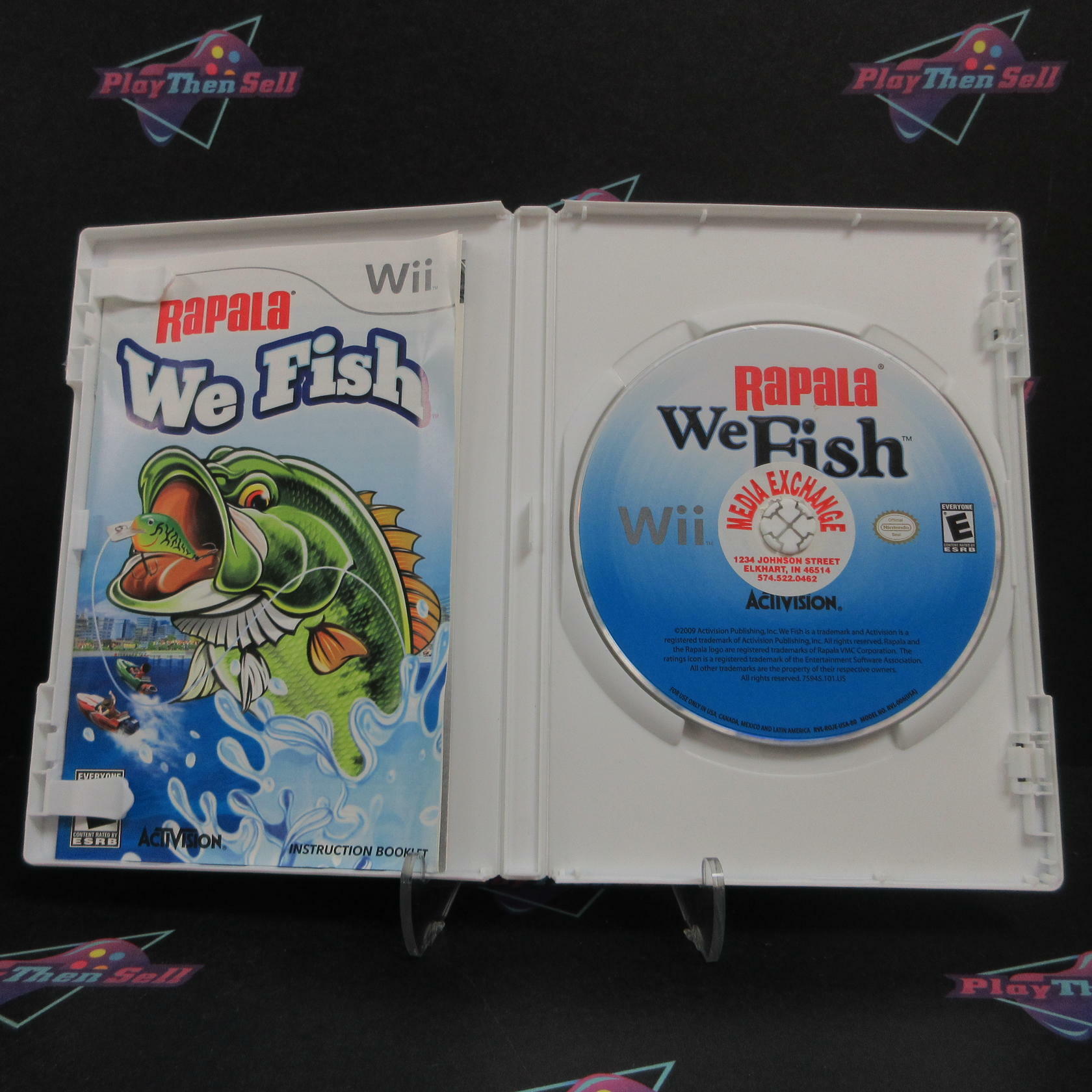 Rapala We Fish Nintendo Wii AD/DD Complete CIB - Very Good