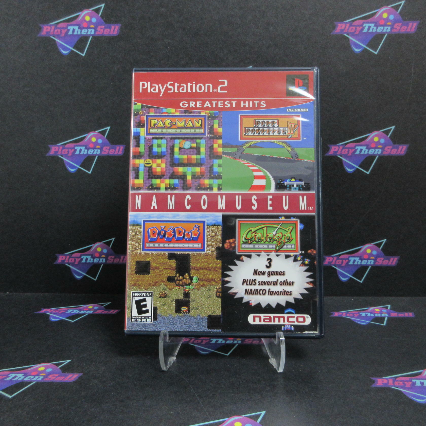 Namco Museum PS2 PlayStation 2 GH AD + Reg Card Complete CIB - Very Good