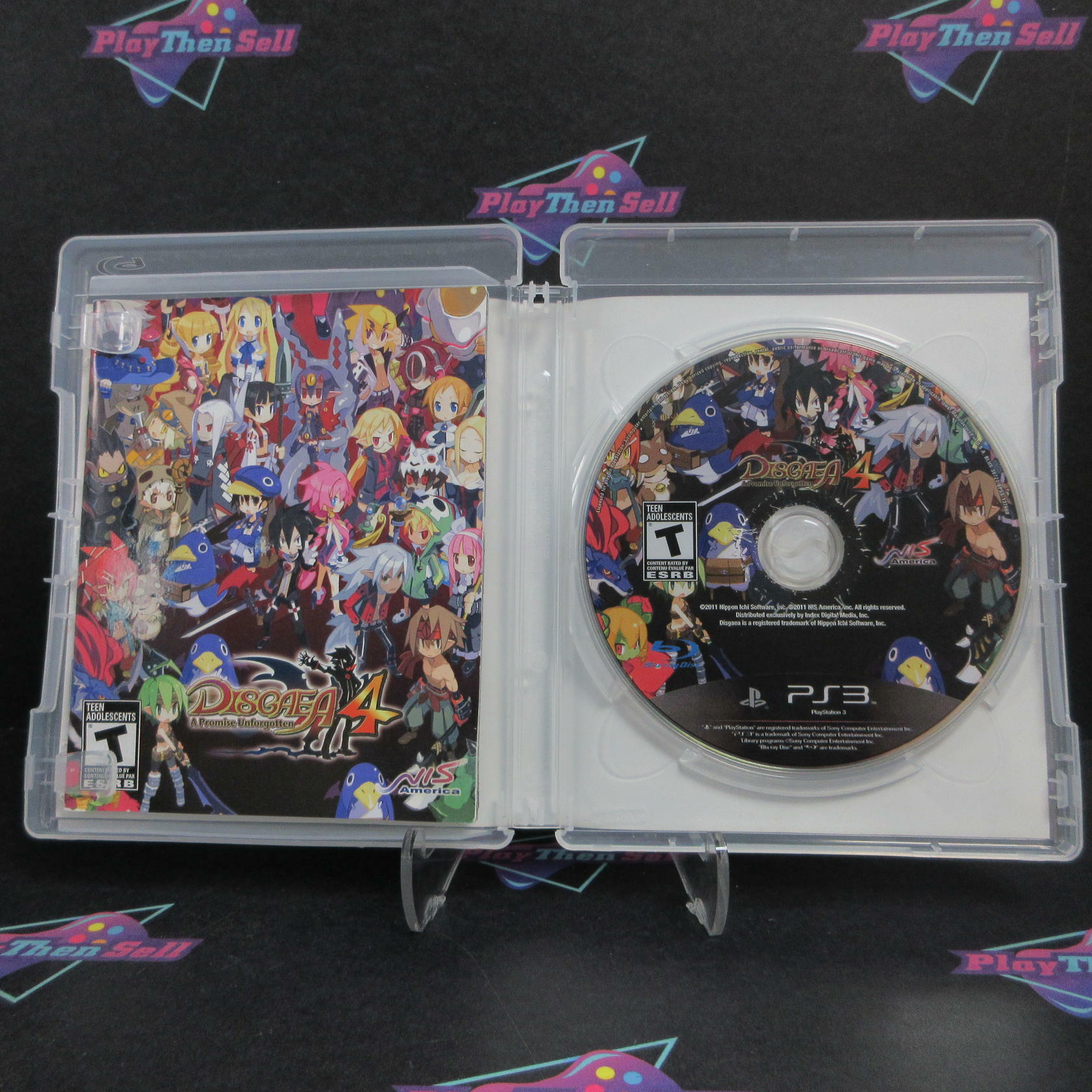 Disgaea 4 A Promise Unforgotten PS3 PlayStation 3 AD/DD Complete CIB - Very Good