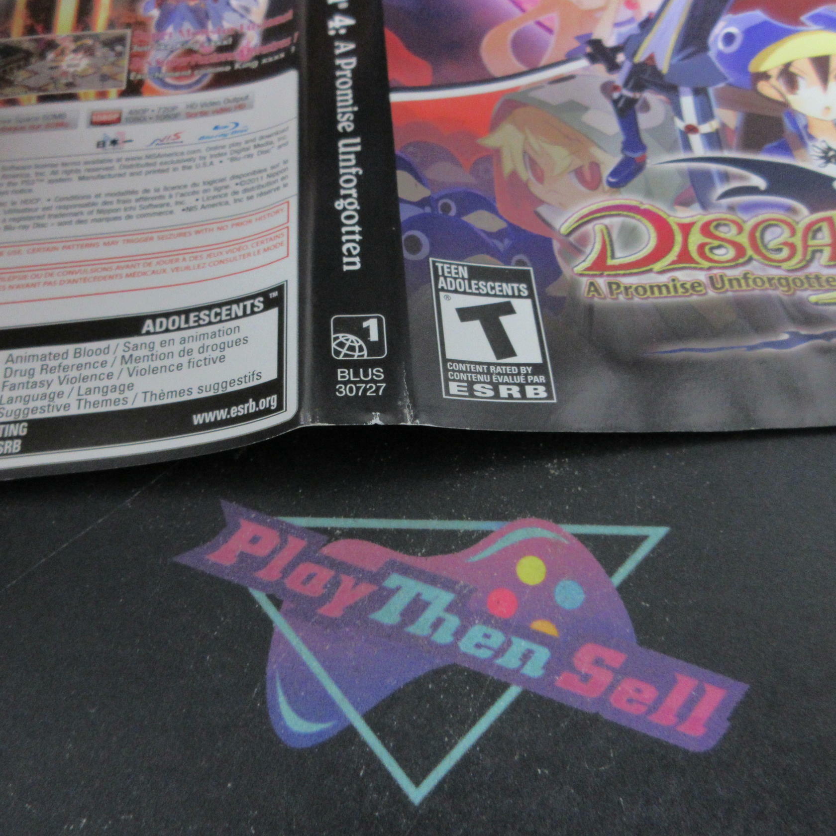 Disgaea 4 A Promise Unforgotten PS3 PlayStation 3 AD/DD Complete CIB - Very Good