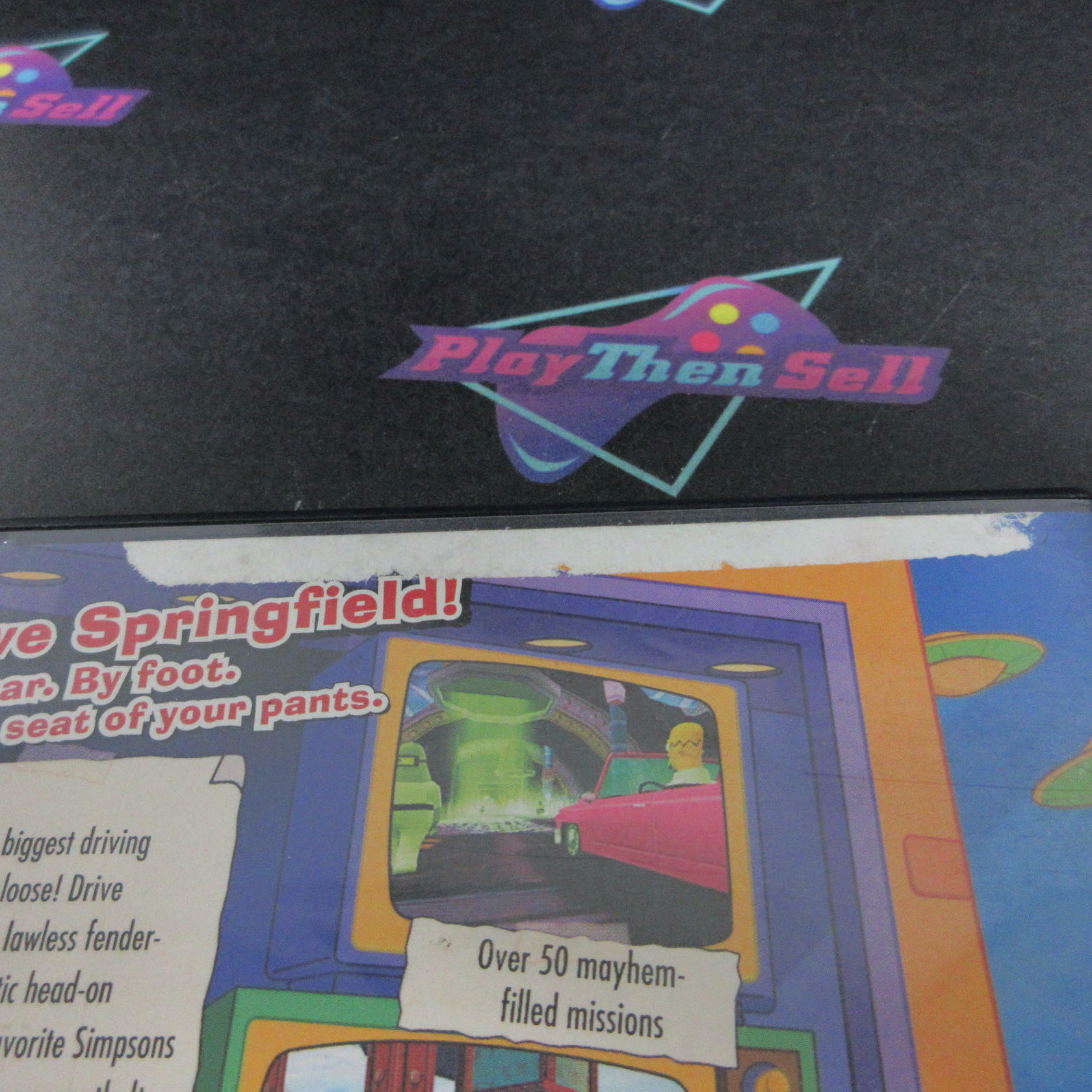 The Simpsons Hit & Run PS2 PlayStation 2 AD Complete CIB - Very Good
