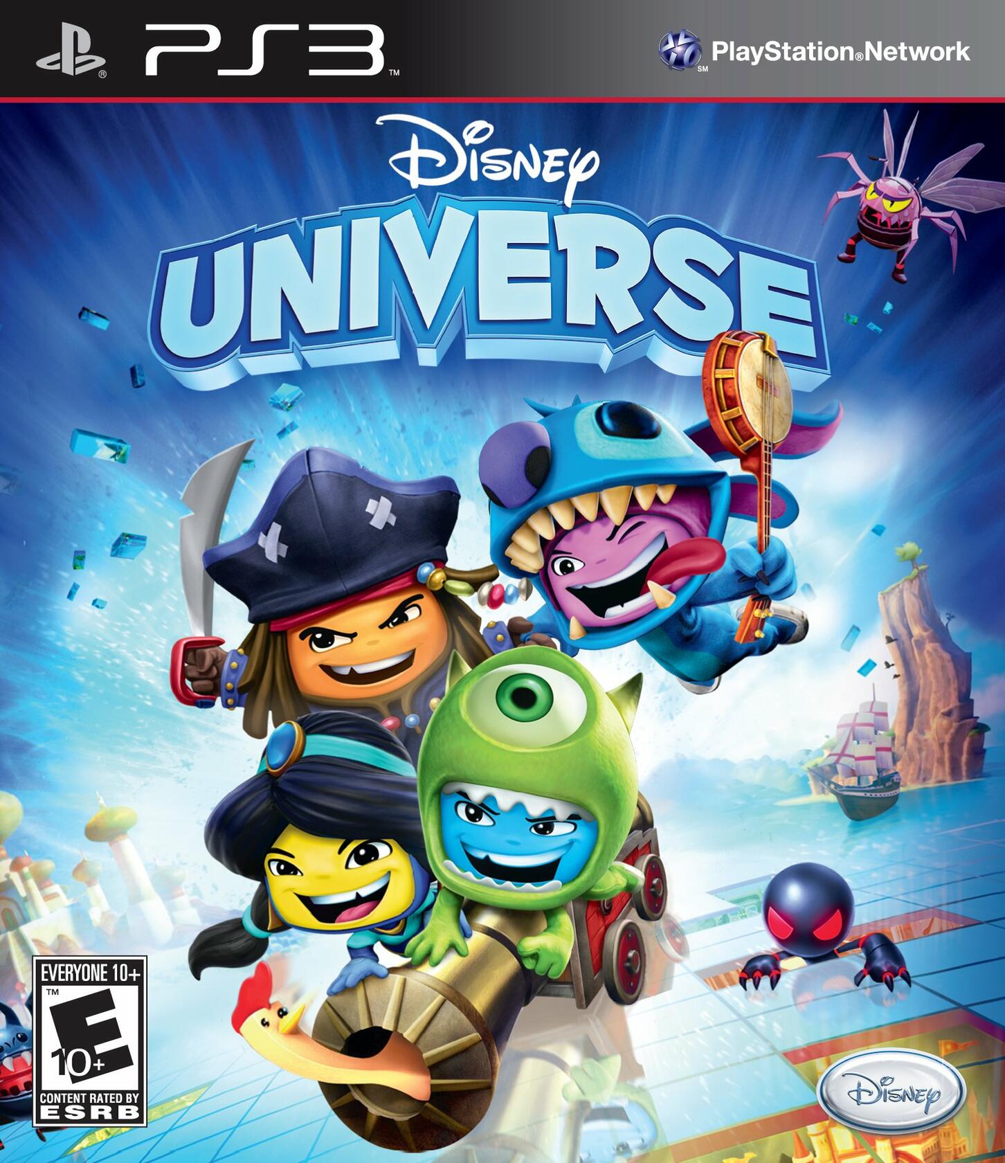 Disney Universe PS3 PlayStation 3 + Poster Complete - Excellent