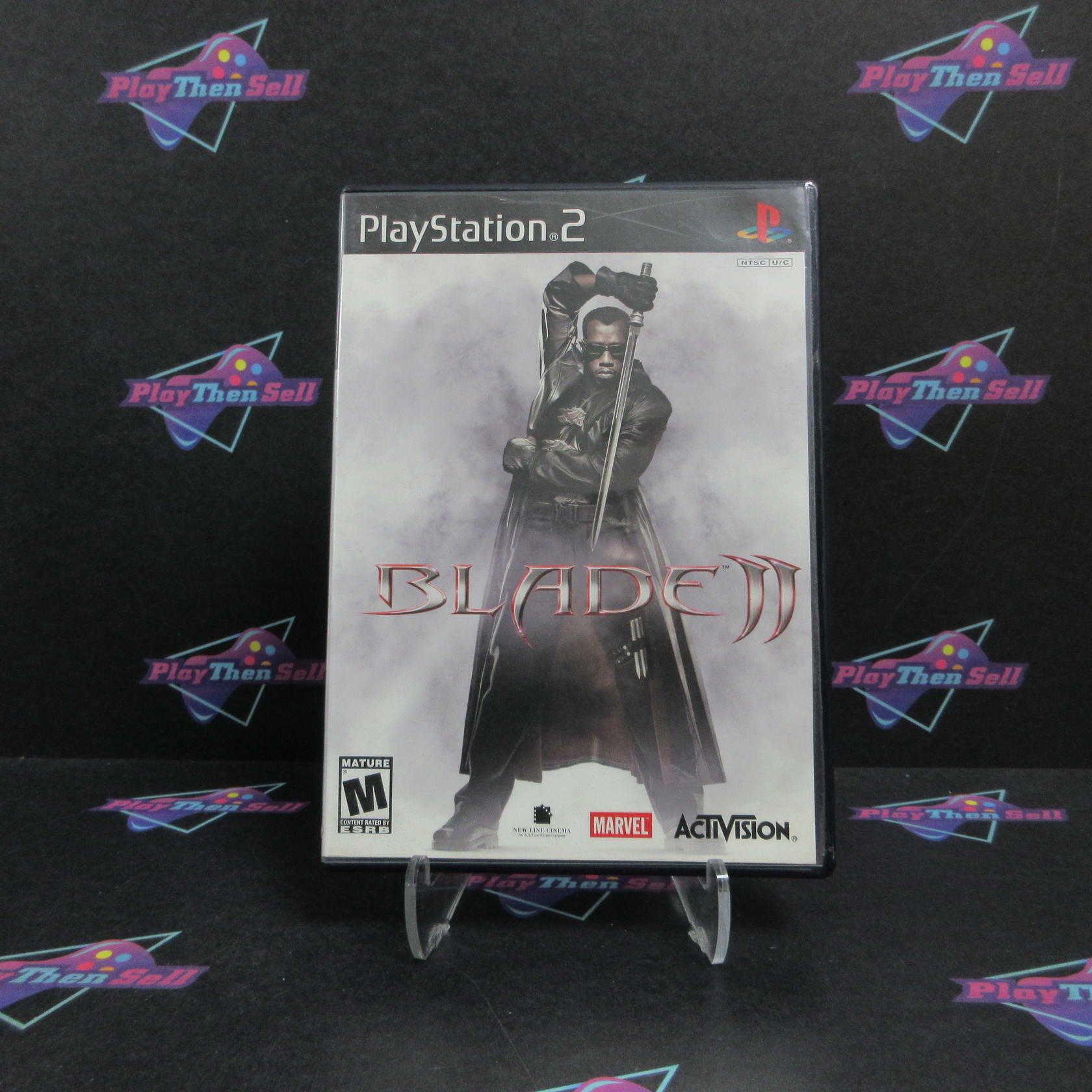 Blade 2 PS2 PlayStation 2 AD Complete CIB - Very Good