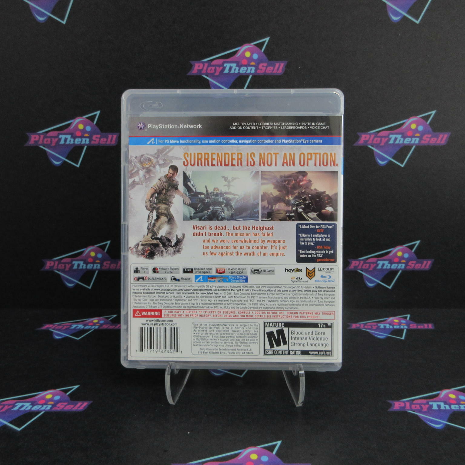 Killzone 3 PS3 PlayStation 3 Complete - Excellent