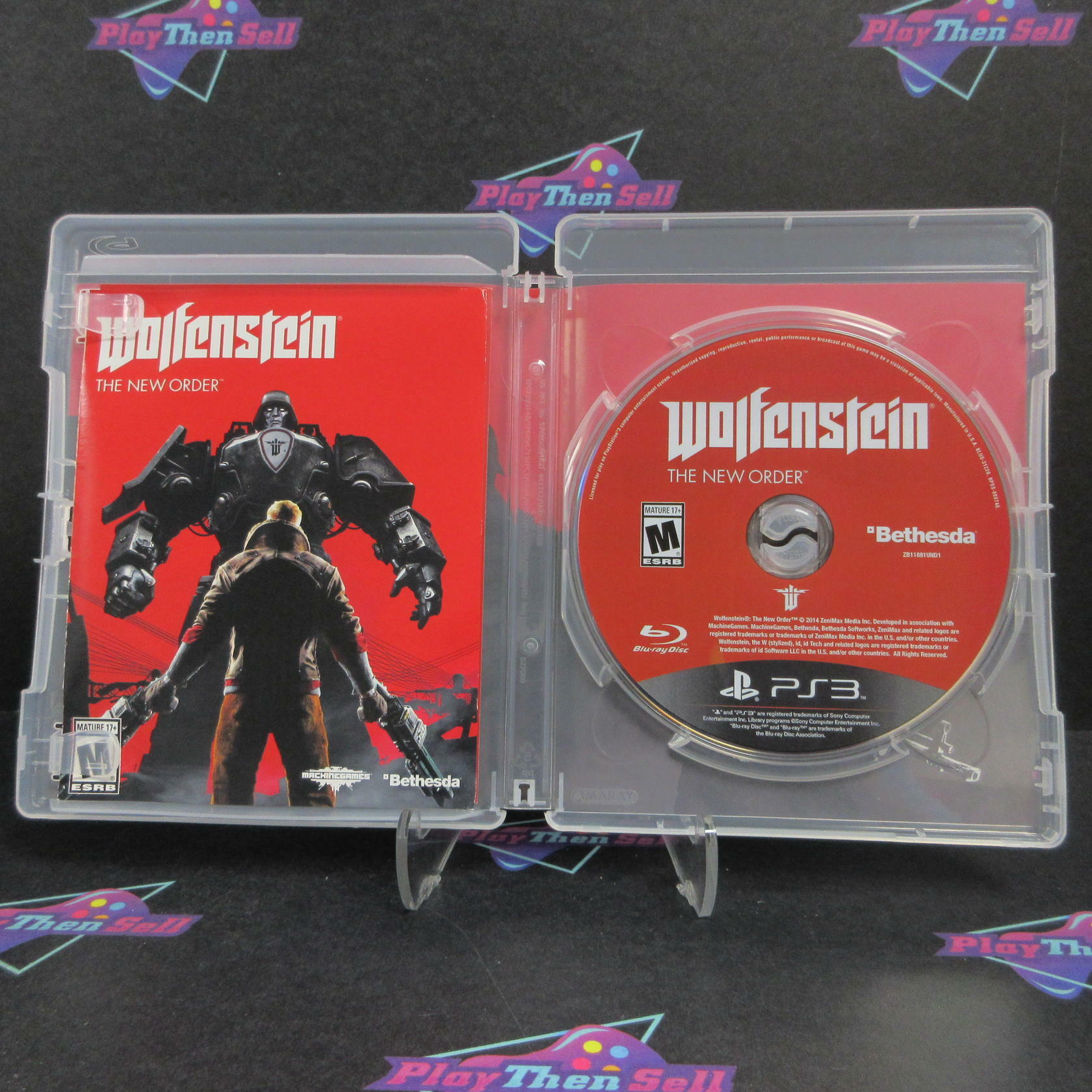 Wolfenstein The New Order PS3 PlayStation 3 Complete - Excellent