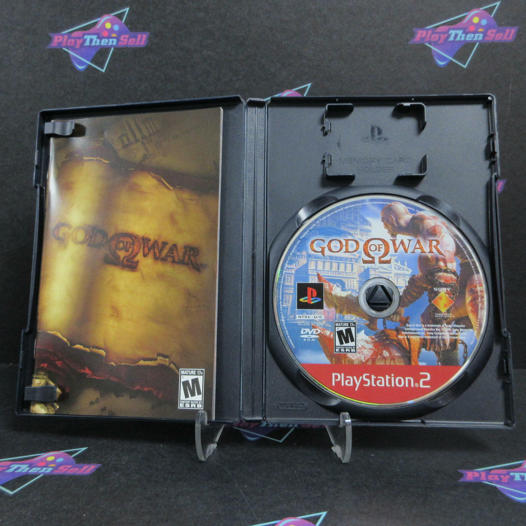 God of War GH PS2 PlayStation 2 AD + Reg Card Complete CIB - Very Good