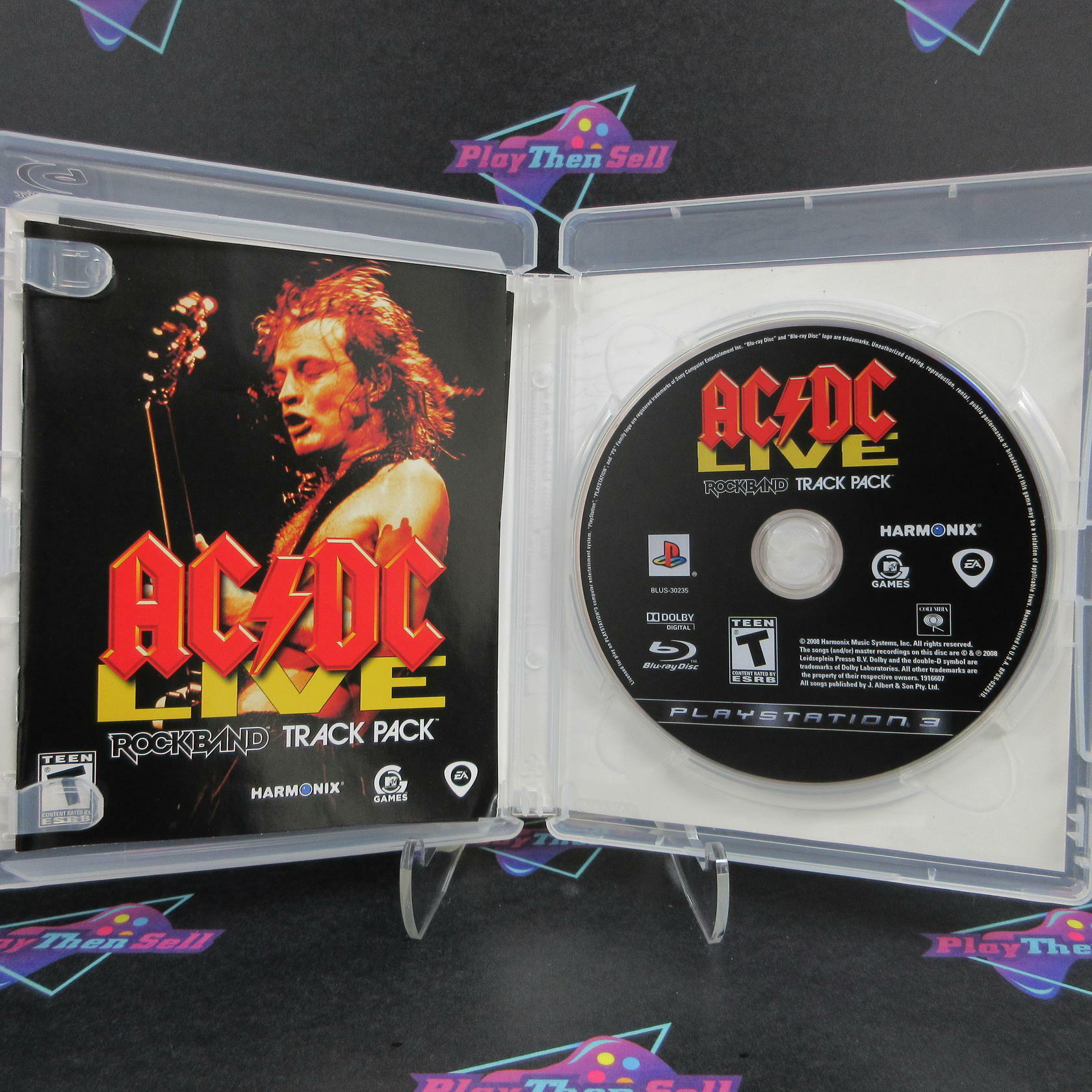 AC/DC Live Rock Band Track Pack PS3 PlayStation 3 Complete - Refurbished