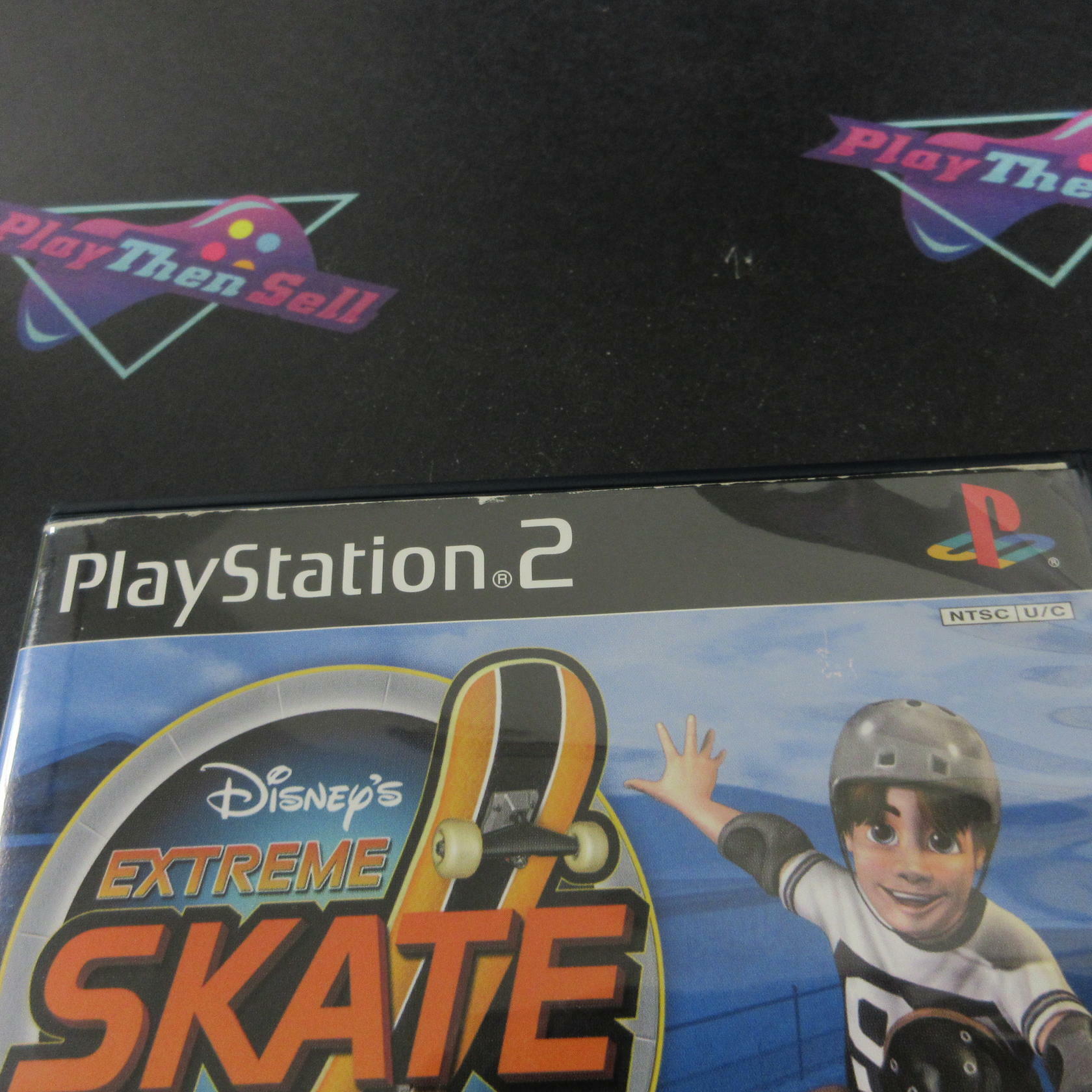 Disney's Extreme Skate Adventure PS2 PlayStation 2 AD + Reg Card Complete CIB - Very Good