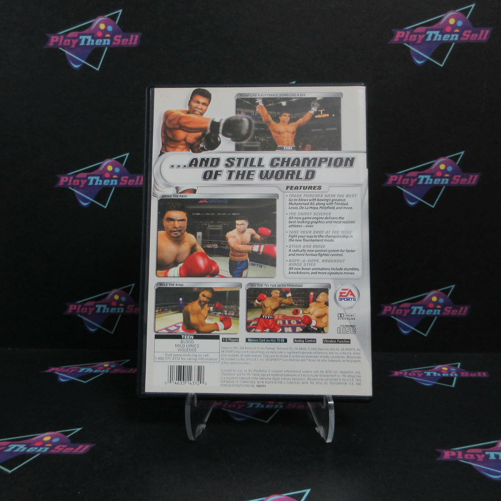 Knockout Kings 2002 PS2 PlayStation 2 AD/NM - Very Good