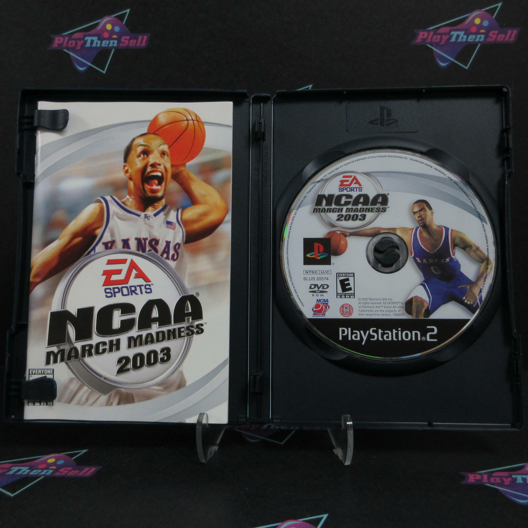 NCAA March Madness 2003 PS2 PlayStation 2 AD Complete CIB - Very Good
