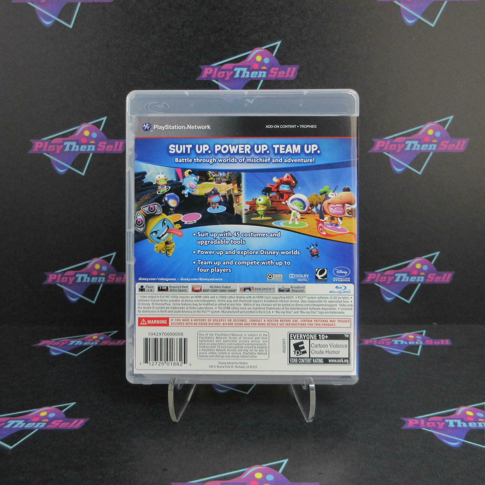 Disney Universe PS3 PlayStation 3 + Poster Complete - Excellent