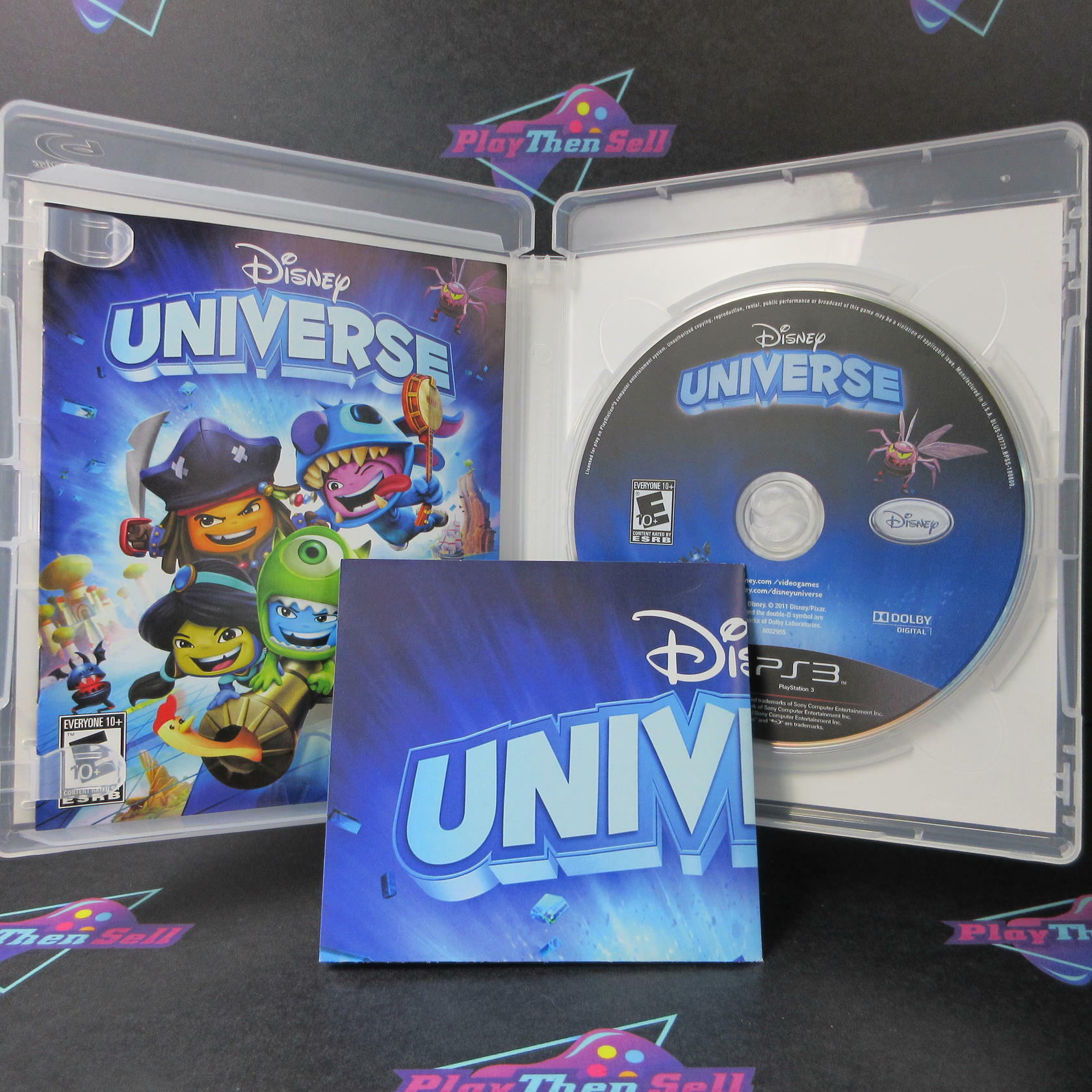 Disney Universe PS3 PlayStation 3 + Poster Complete - Excellent