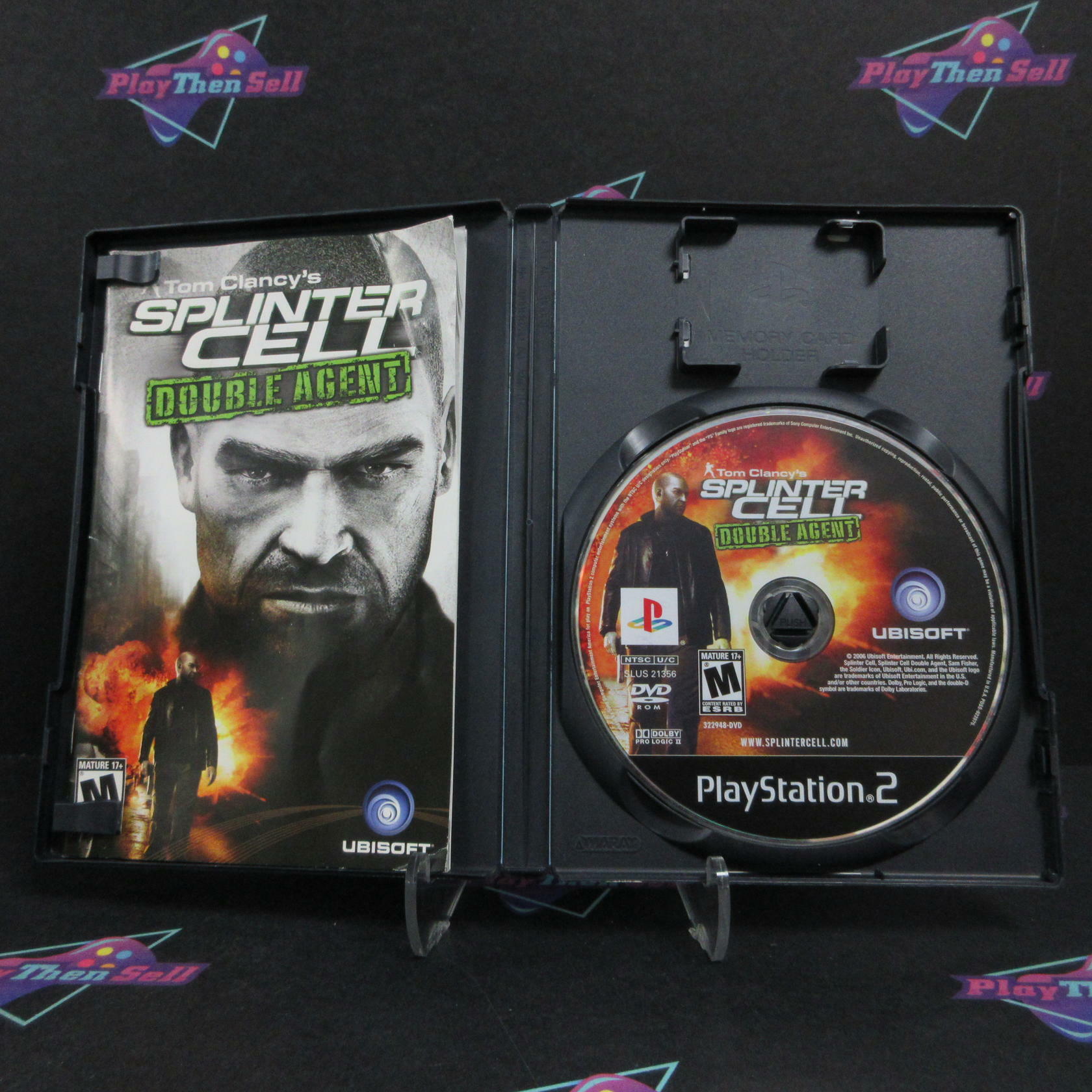Splinter Cell Double Agent PS2 PlayStation 2 AD/MD Complete CIB - Very Good