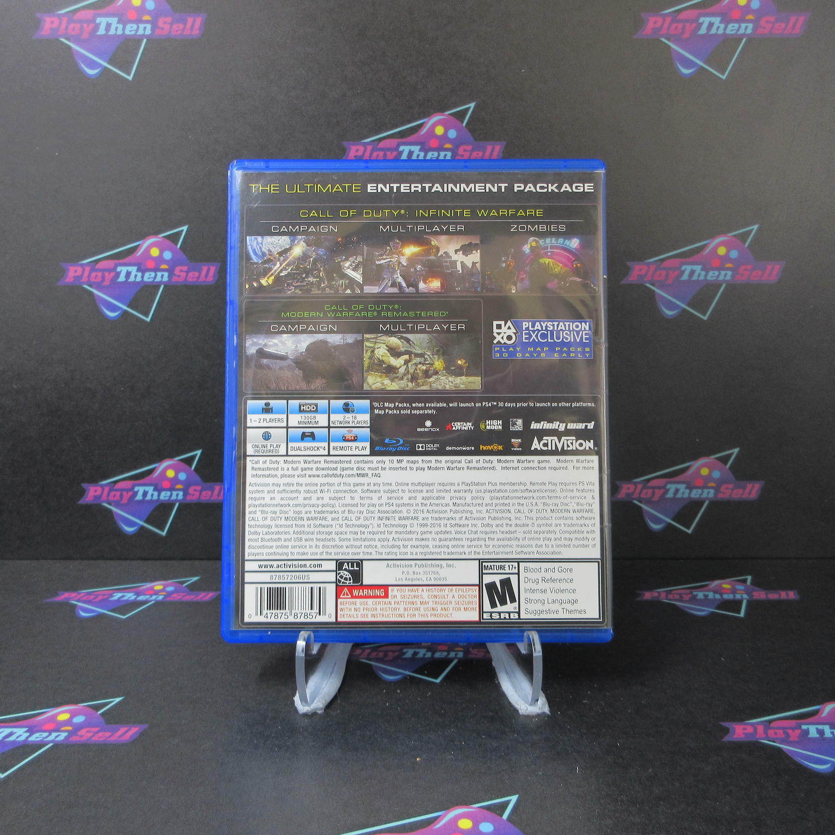 Call of Duty Infinite Warfare Legacy Edition PS4 PlayStation 4 AD Complete CIB - Very Good
