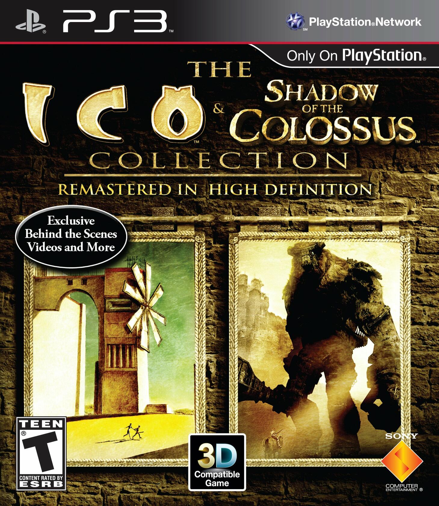 The ICO and Shadow of the Colossus Collection PS3 AD Complete CIB - Very Good