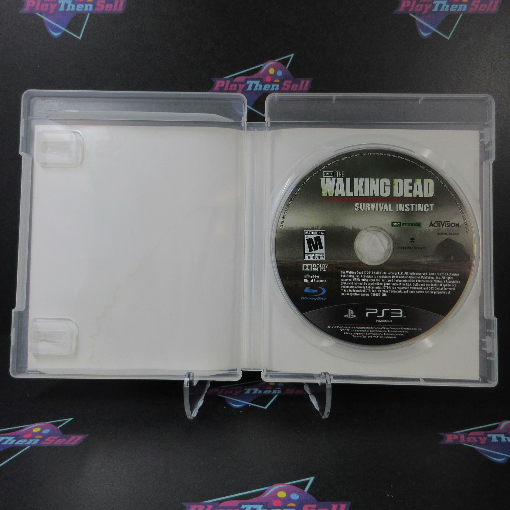 The Walking Dead Survival Instinct PS3 PlayStation 3 AD/NM - Very Good