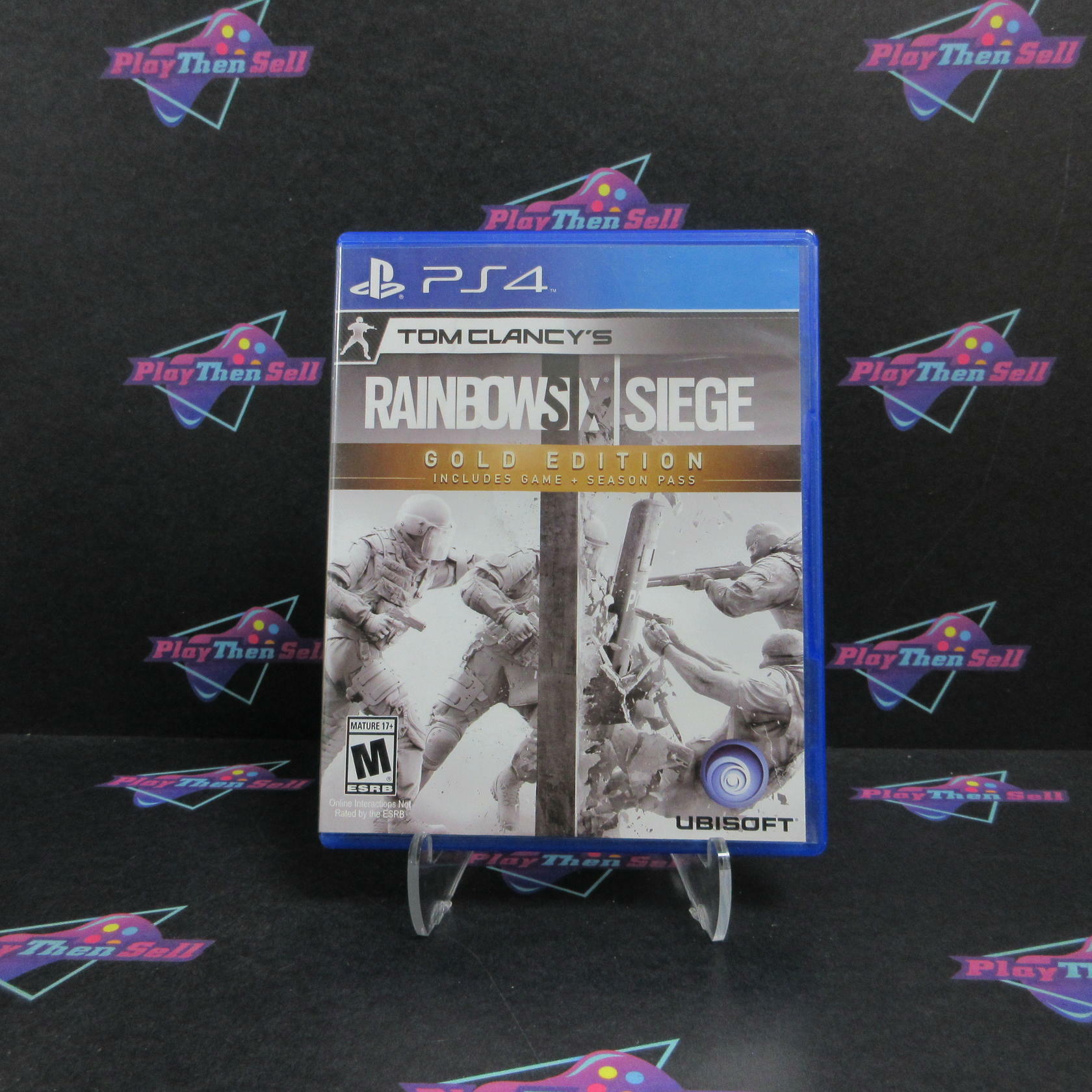 Rainbow Six Siege Gold Edition PS4 PlayStation 4 AD Complete CIB - Very Good
