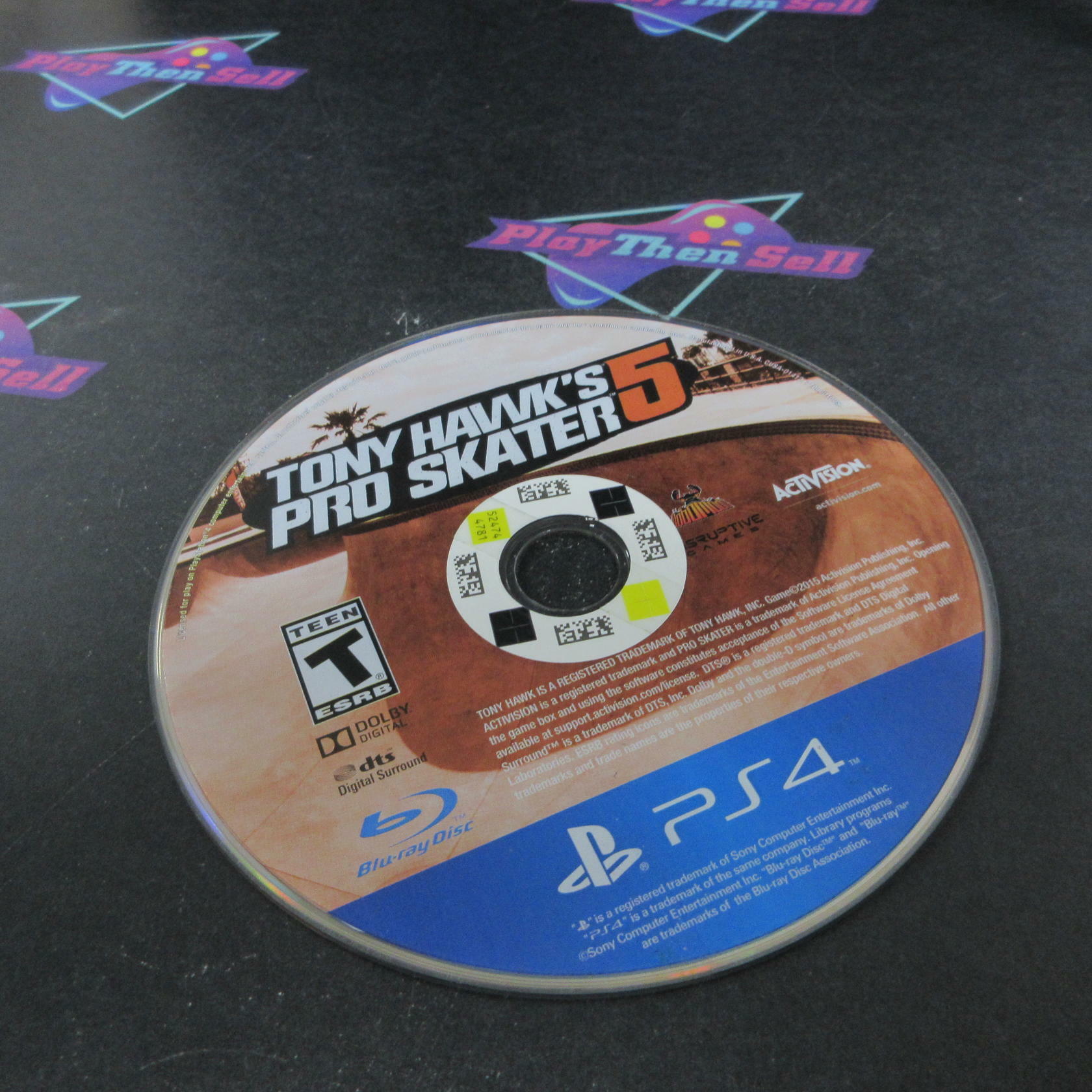 Tony Hawk's Pro Skater 5 PS4 PlayStation 4 DD Complete CIB - Very Good