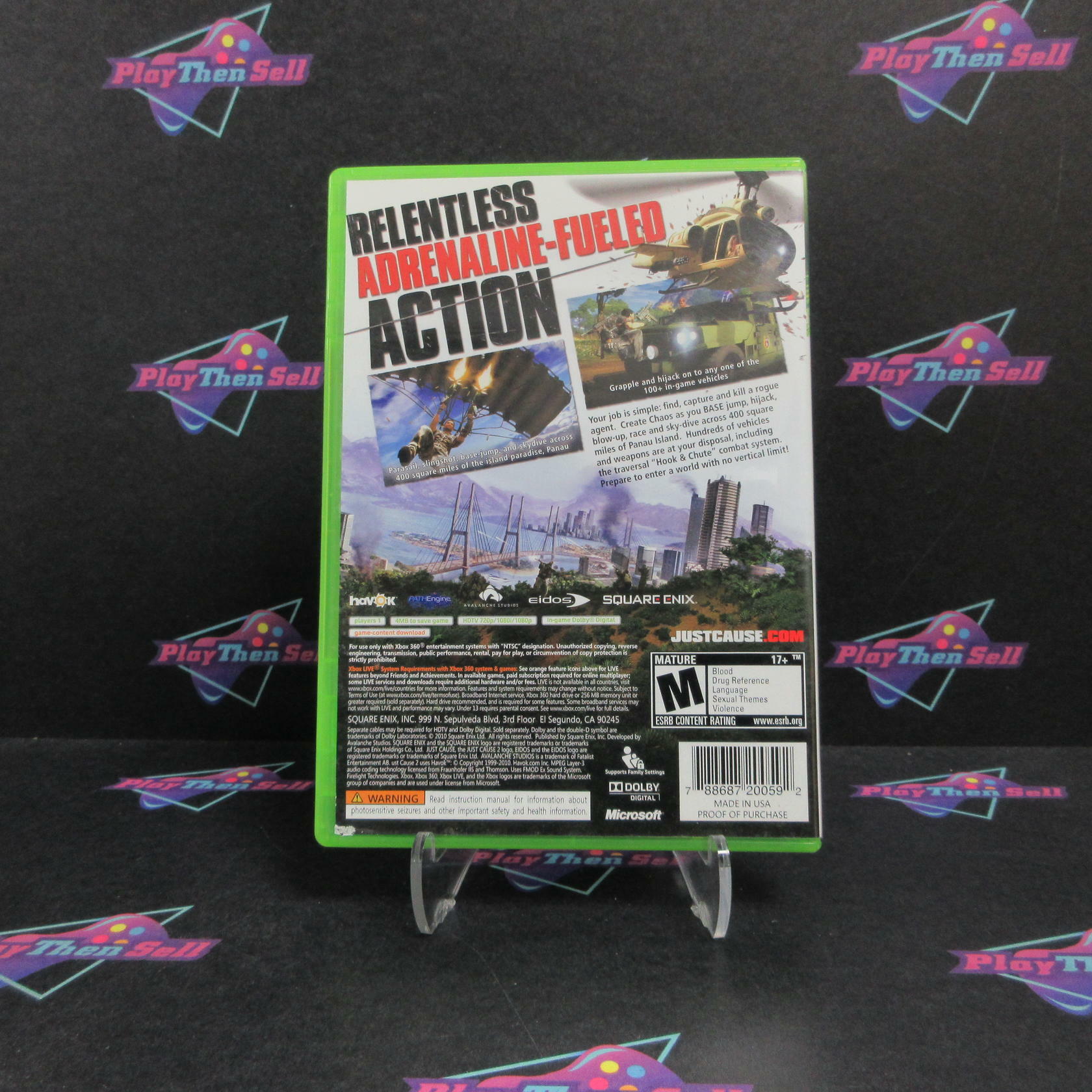Just Cause 2 Xbox 360 AD/NM - Very Good