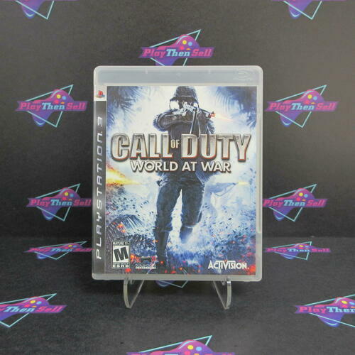 Call of Duty World at War PS3 PlayStation 3 DD Complete CIB - Very Good