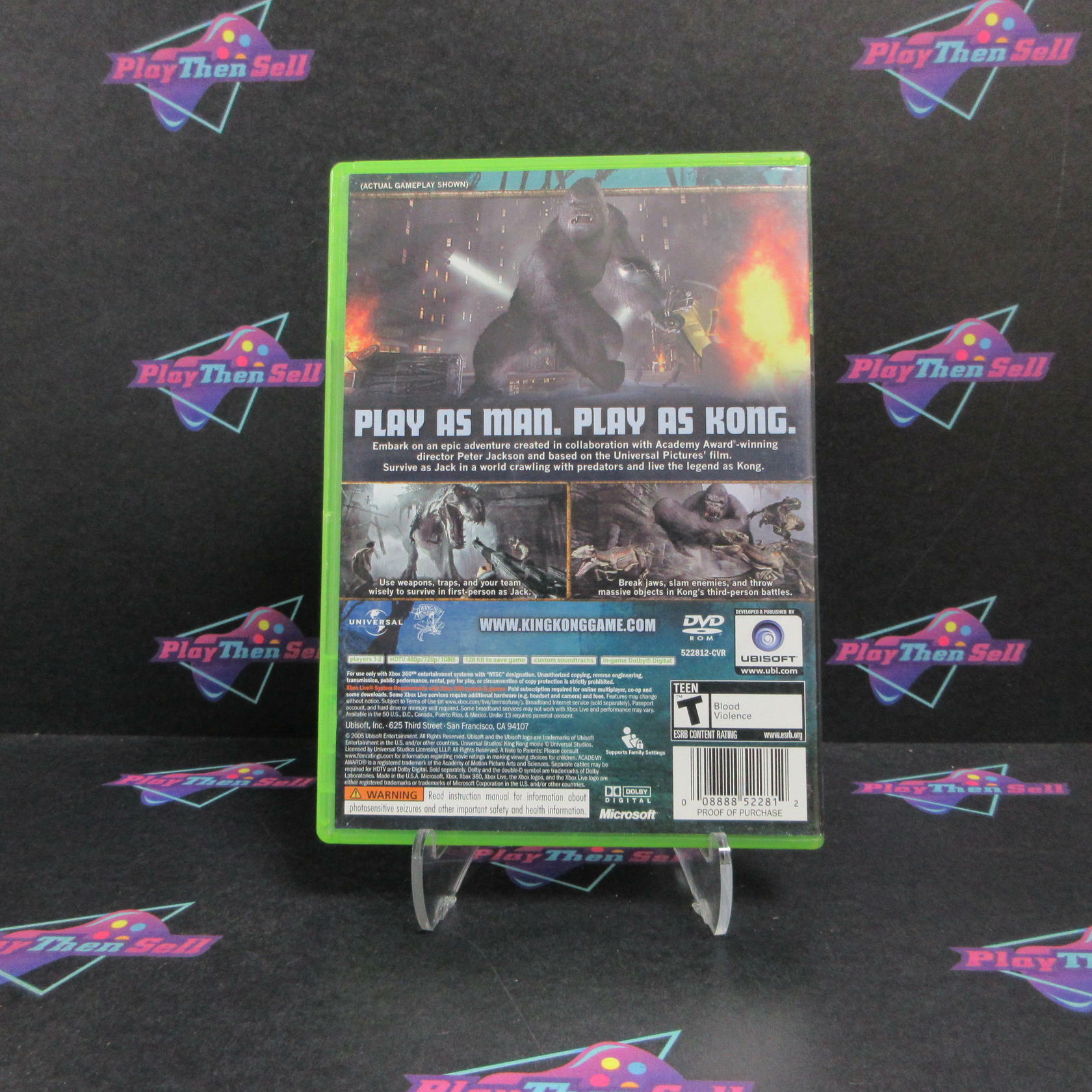 Peter Jackson's King Kong Xbox 360 AD/NM - Very Good
