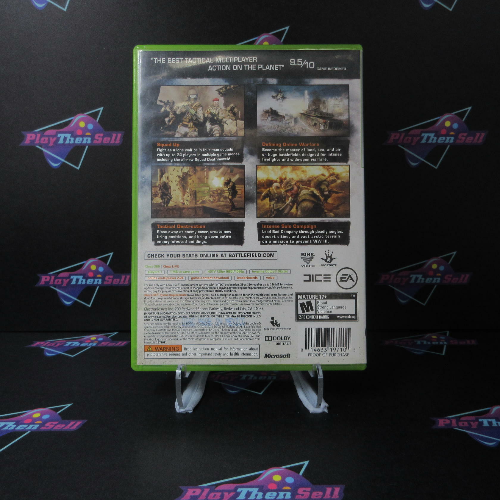 Battlefield Bad Company 2 PH Xbox 360 DD Complete CIB - Very Good
